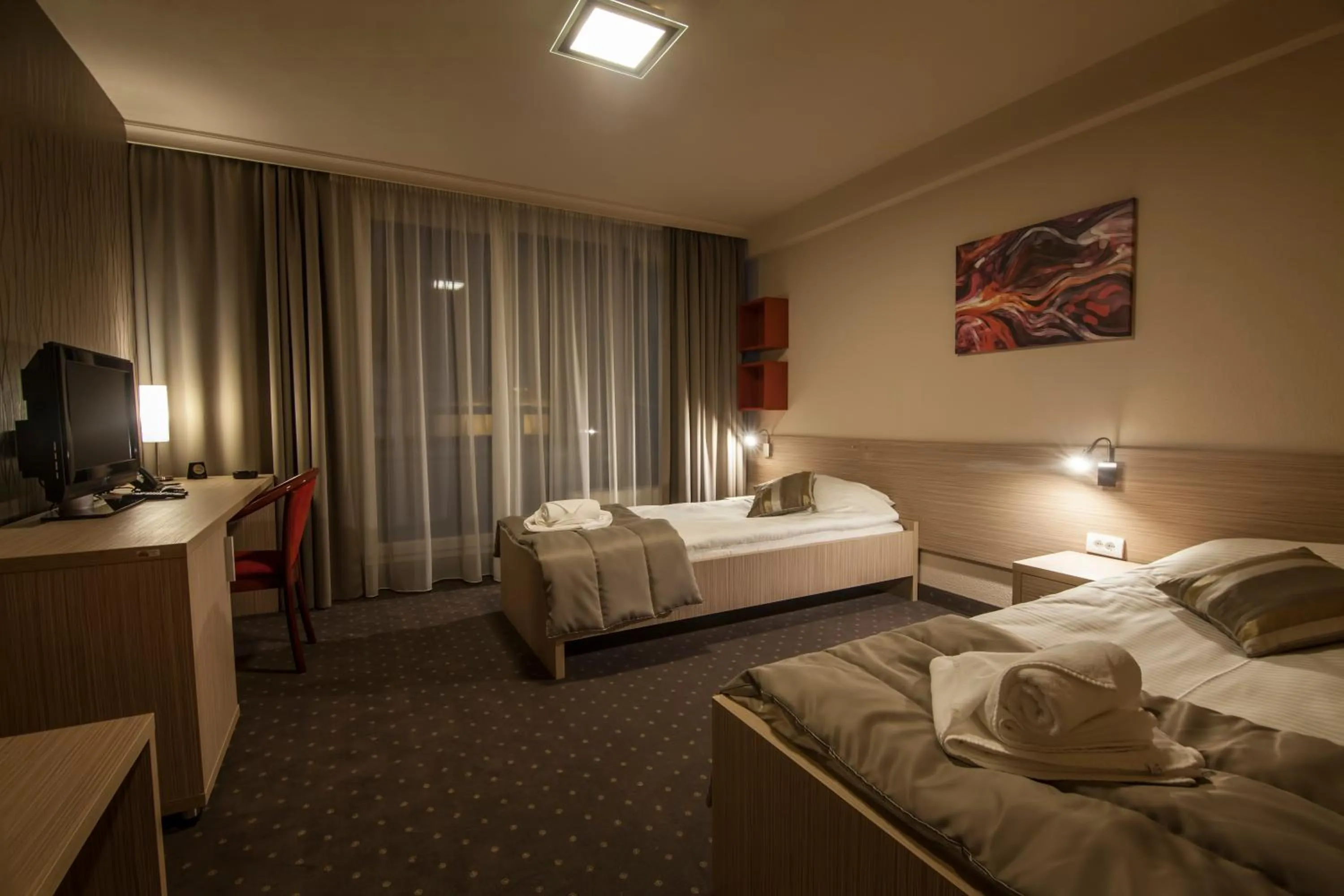 TV and multimedia, Bed in Drina Hotel