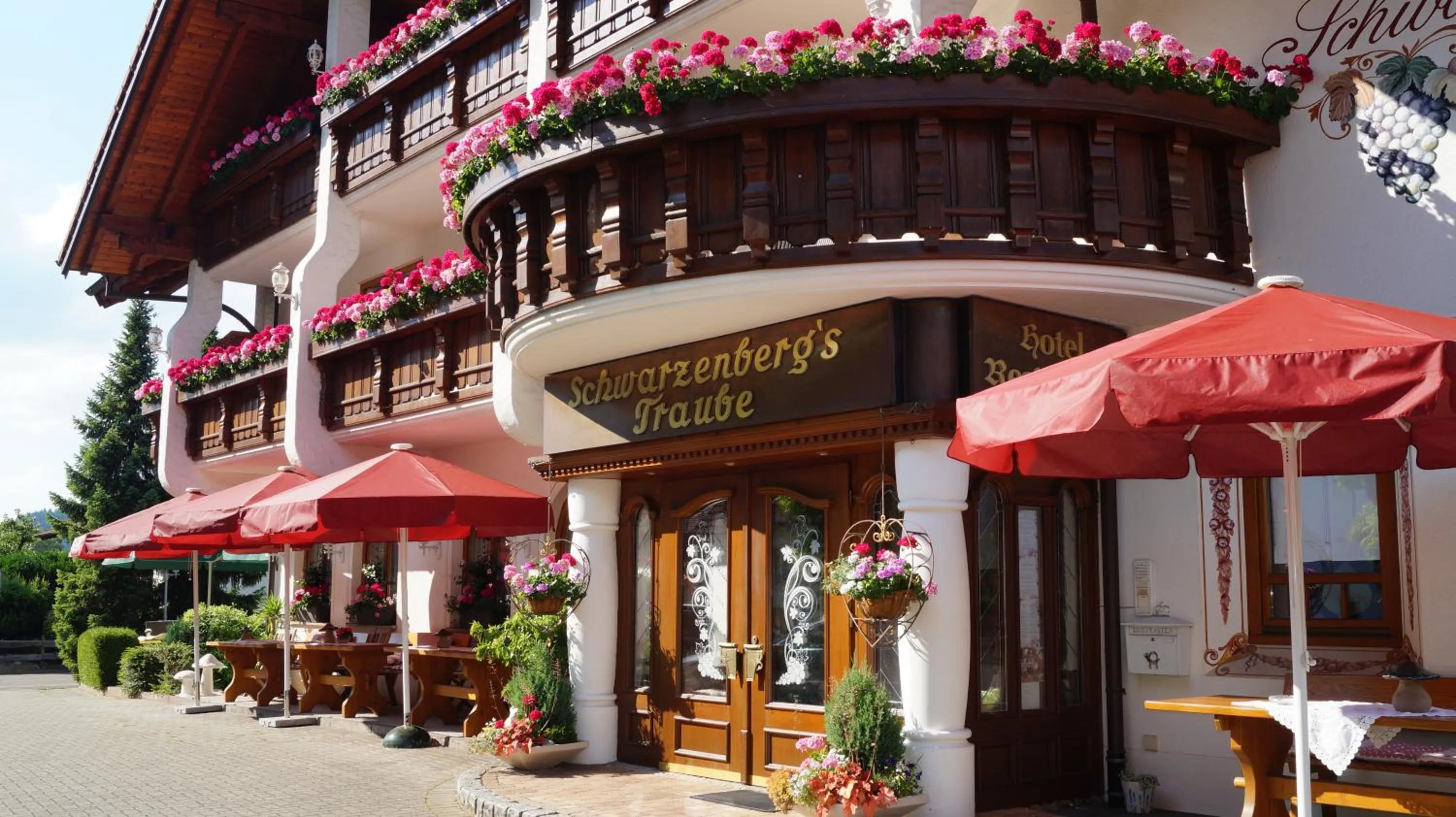 Balcony/Terrace in Hotel Schwarzenbergs Traube