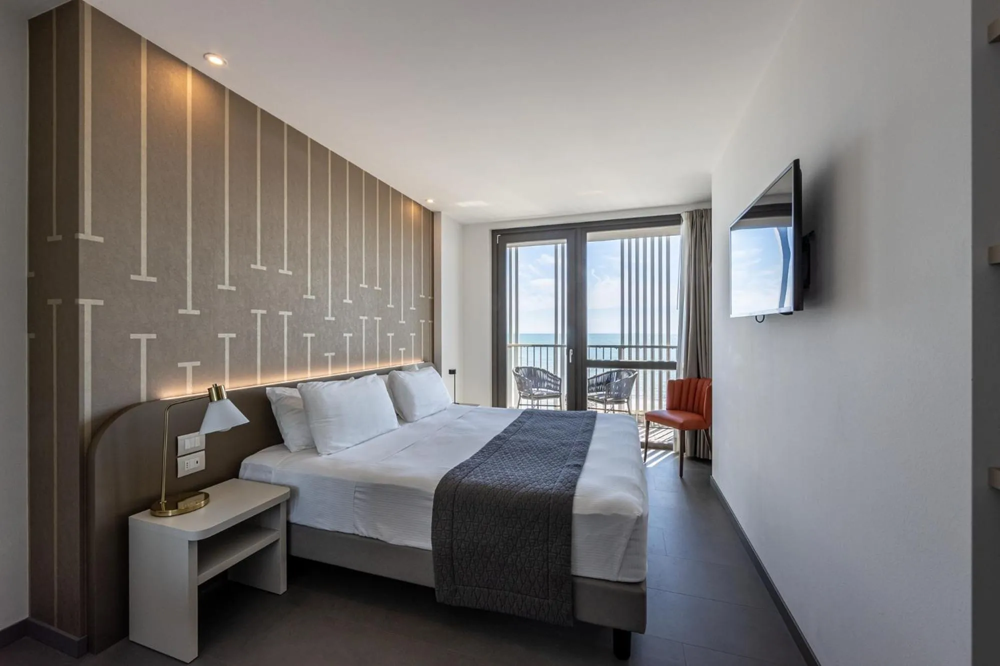 Bed in DIVA HOTEL LIGNANO - Adults Only