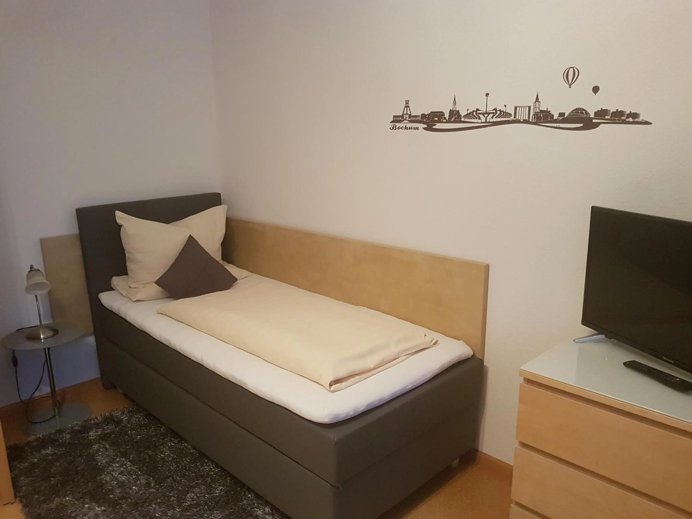 Bed in Hotel Schmerkötter