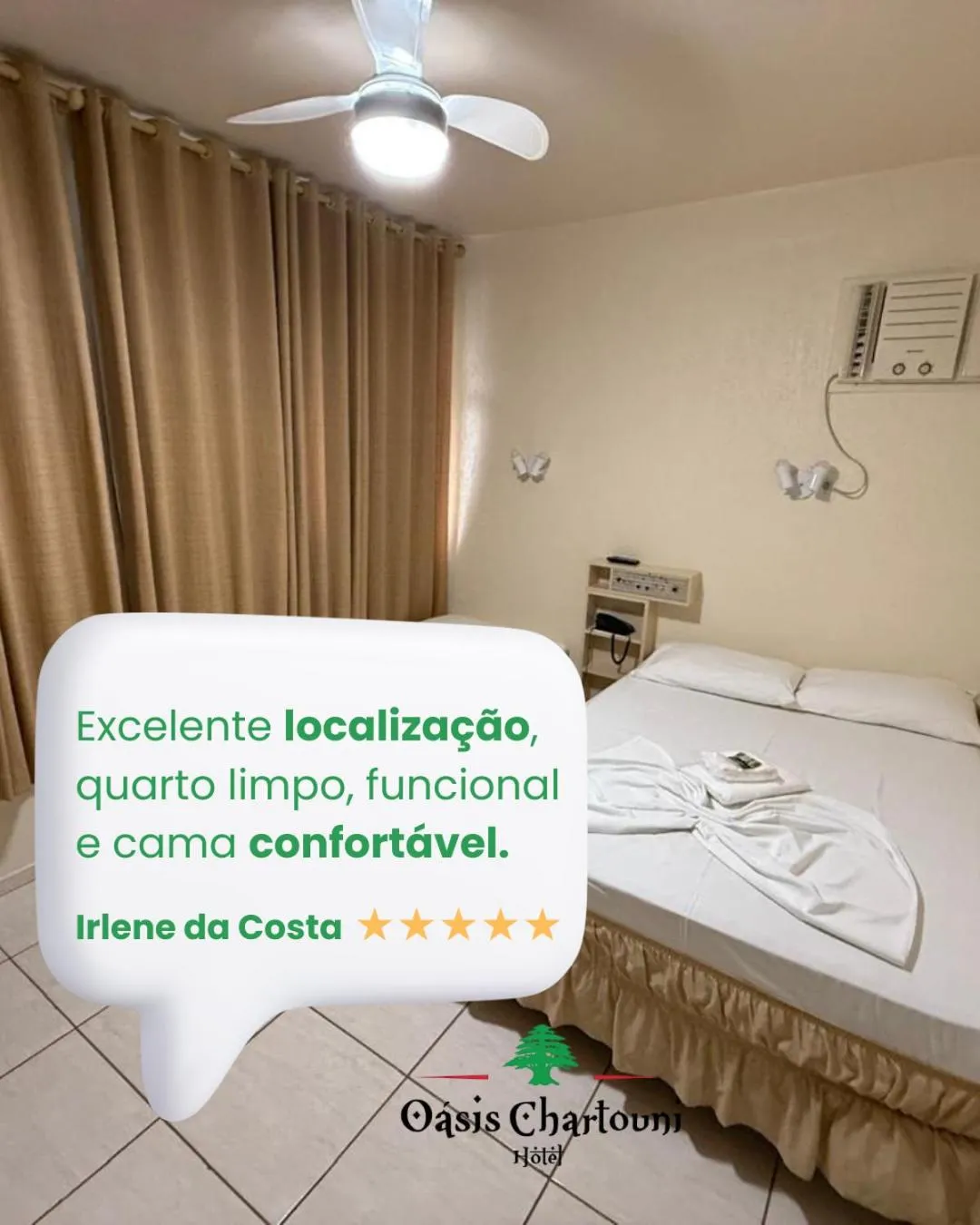 Bed in Oasis Chartouni Hotel