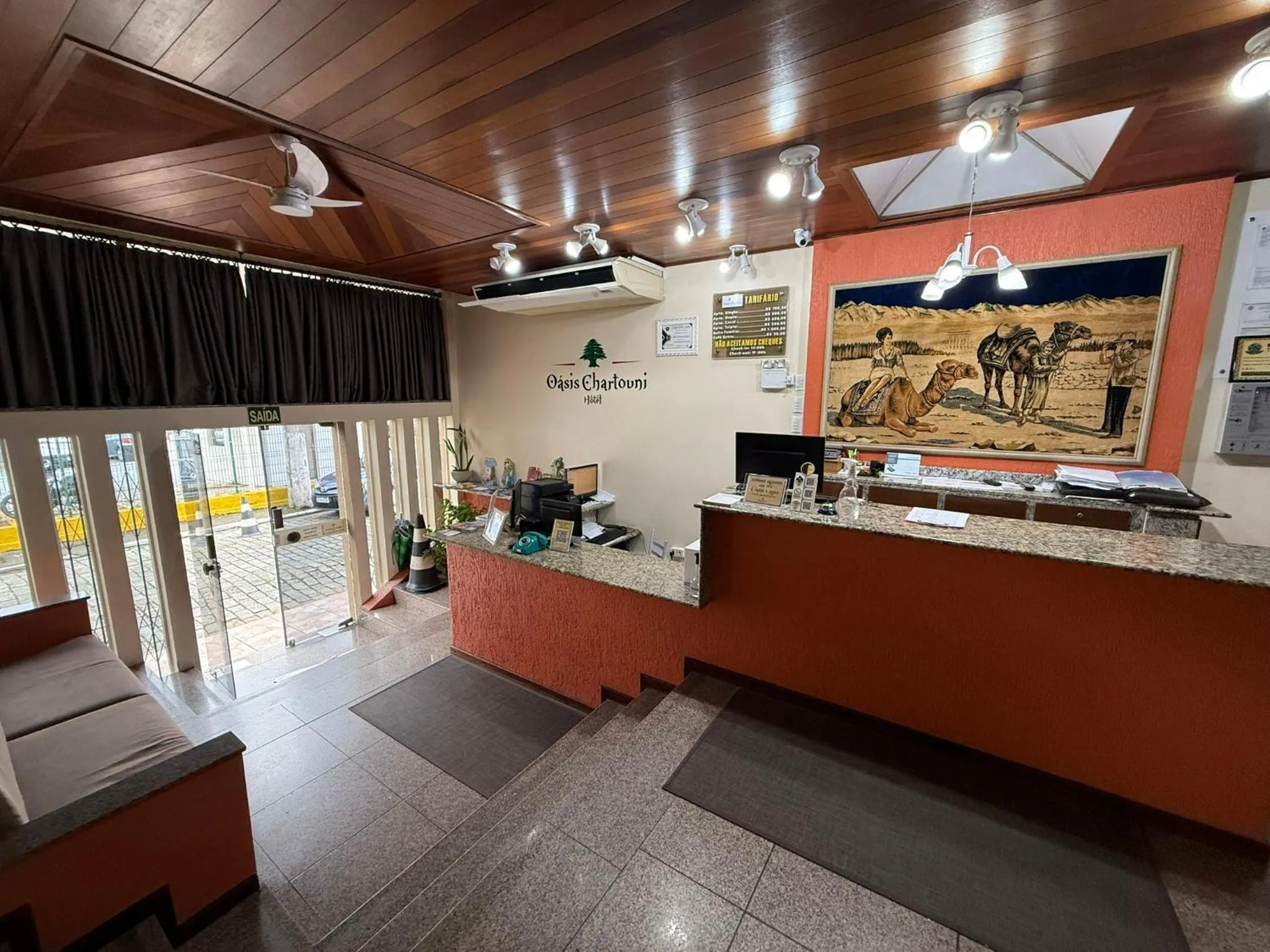 Lobby or reception in Oasis Chartouni Hotel