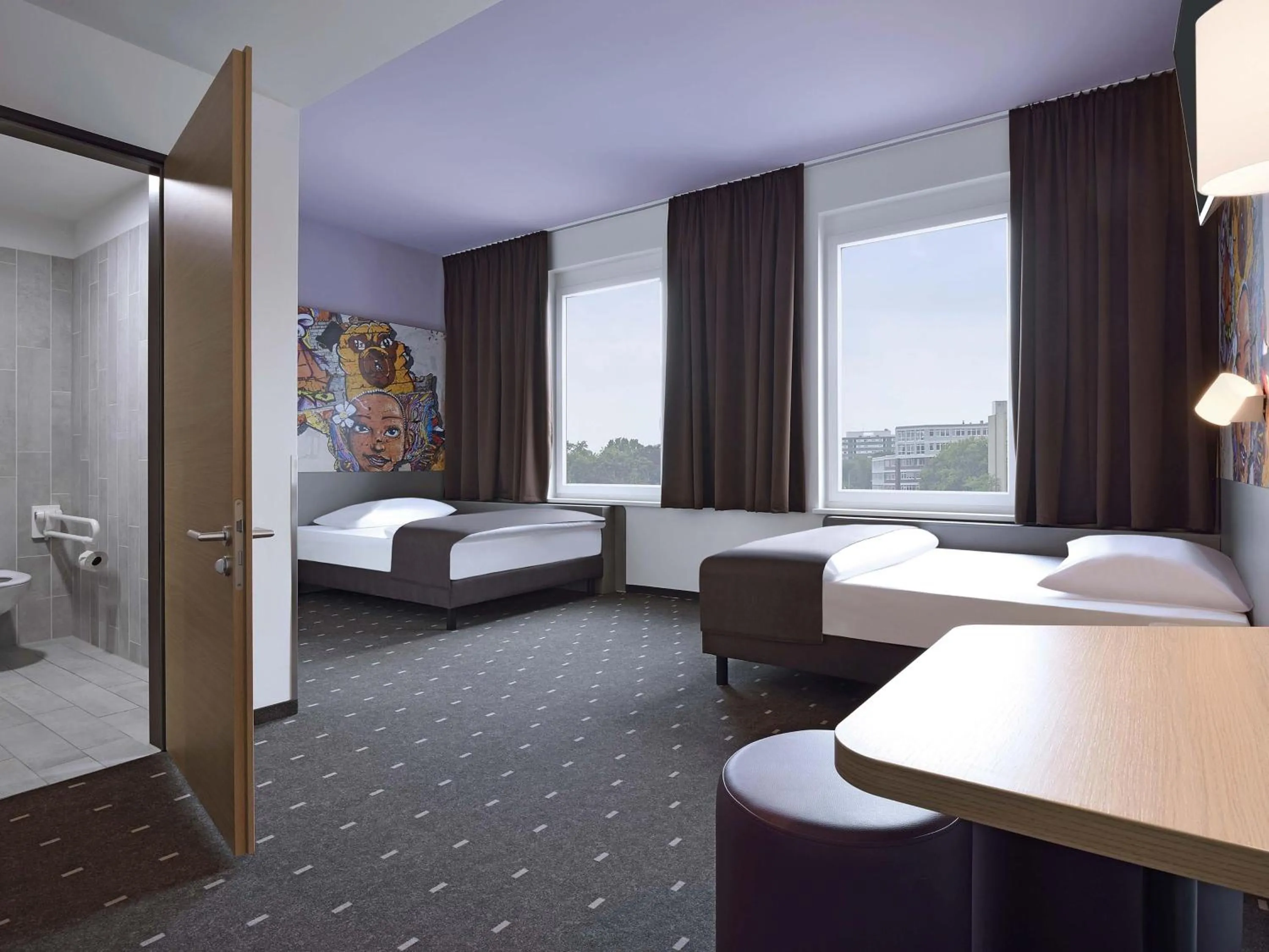 TV and multimedia, Bed in B&B Hotel Köln-Ehrenfeld