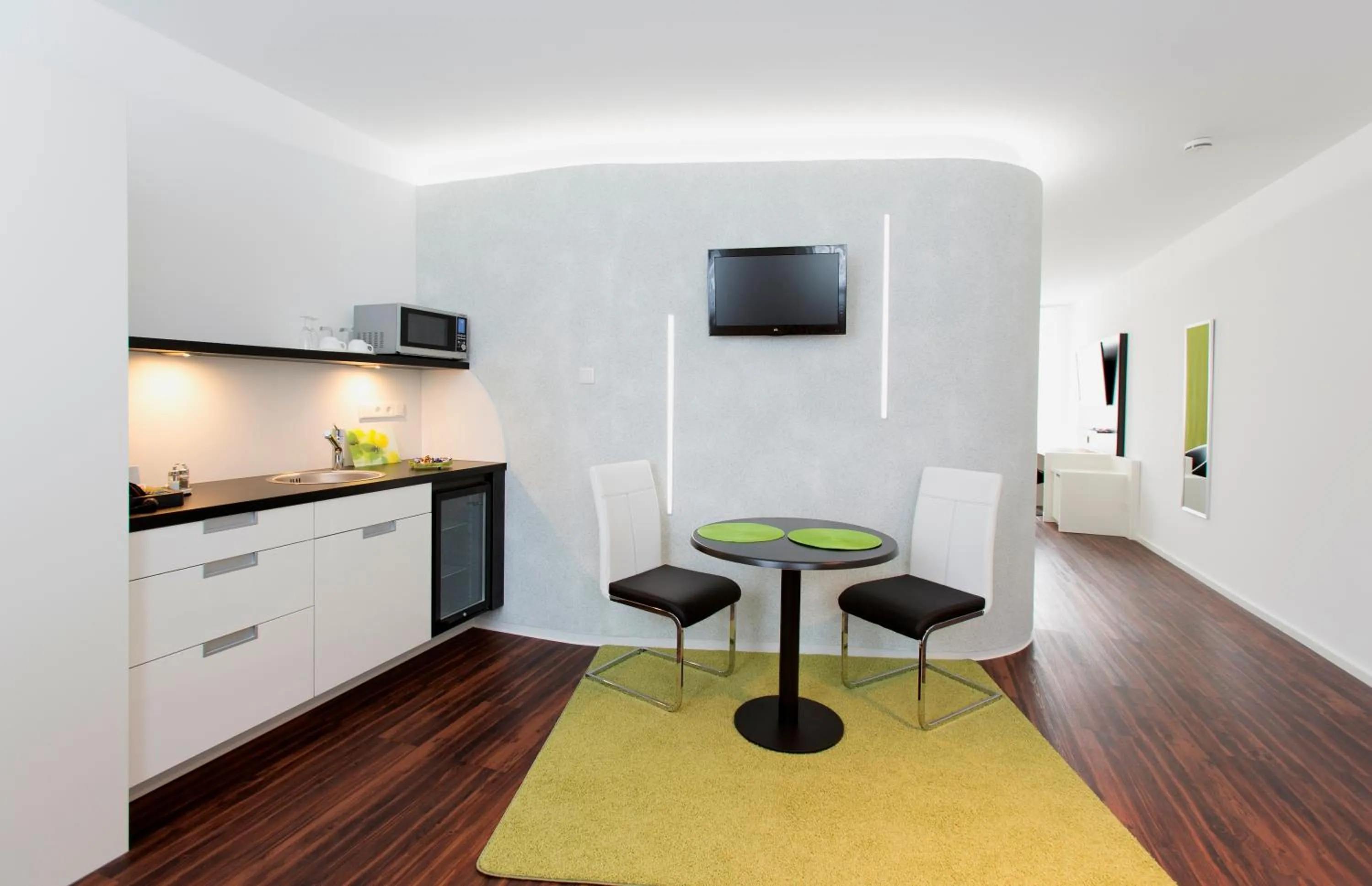 Kitchen or kitchenette in Hotel Barth