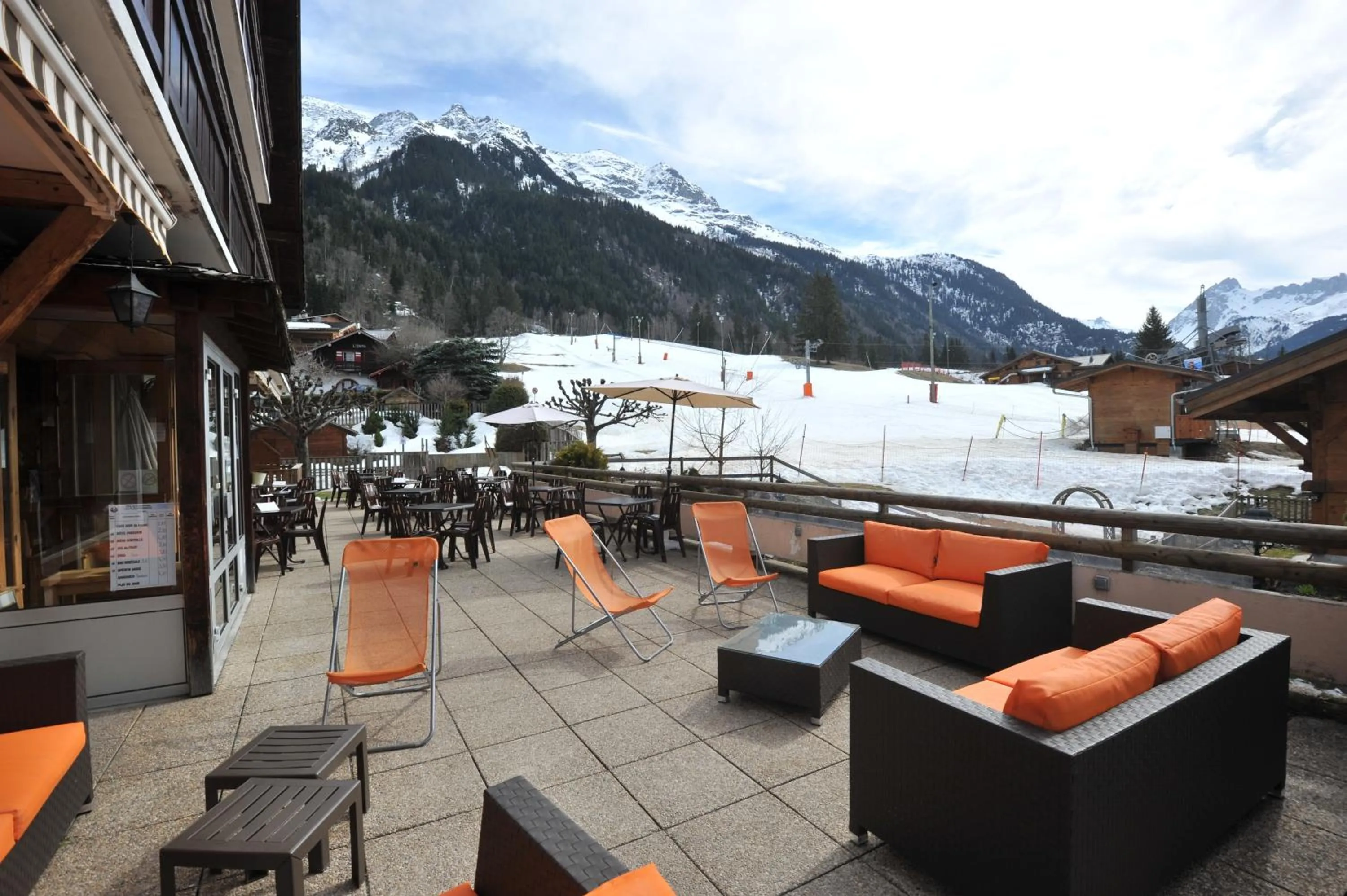 Balcony/Terrace in Hotel Le Christiania