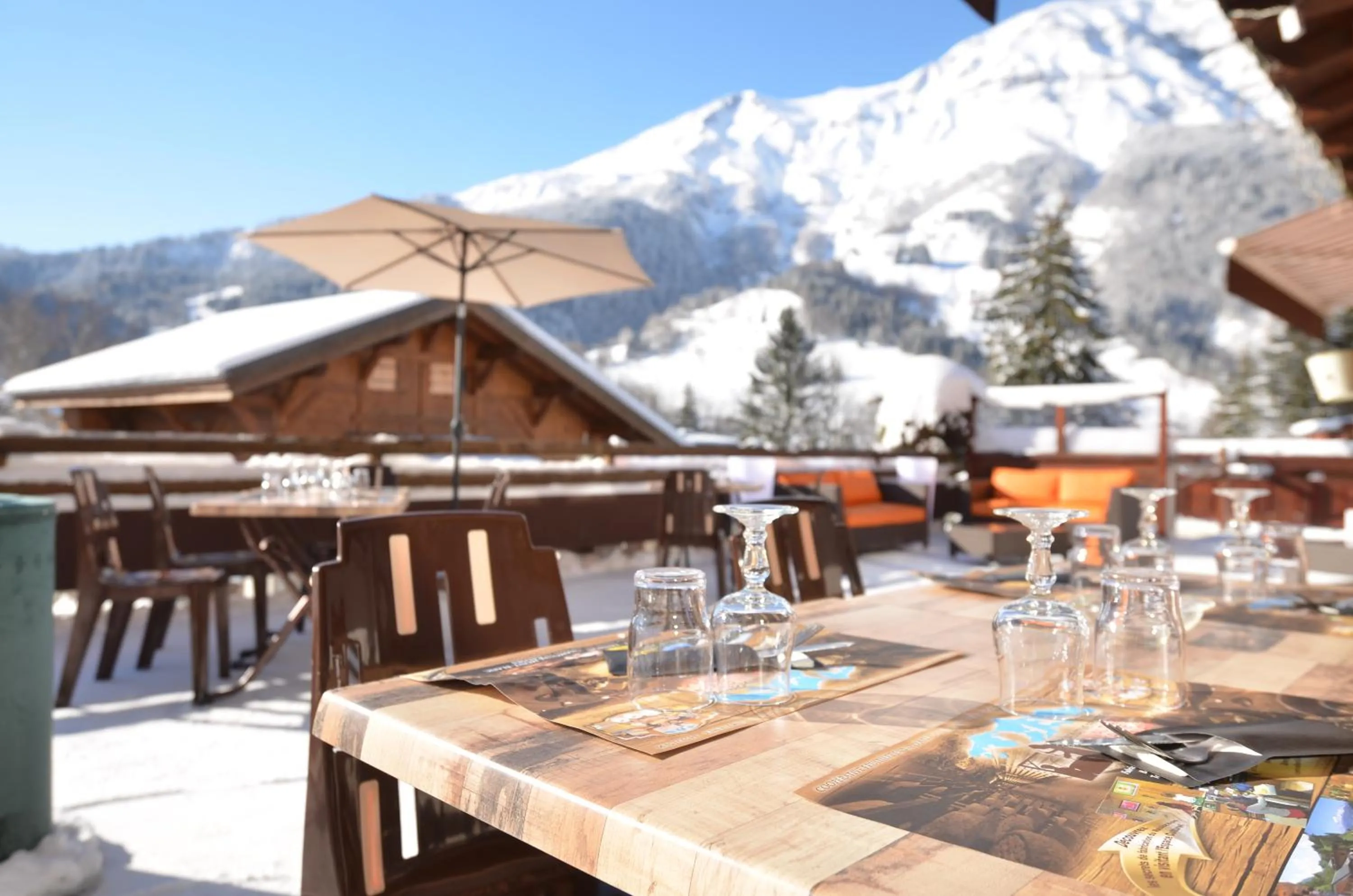 Patio in Hotel Le Christiania