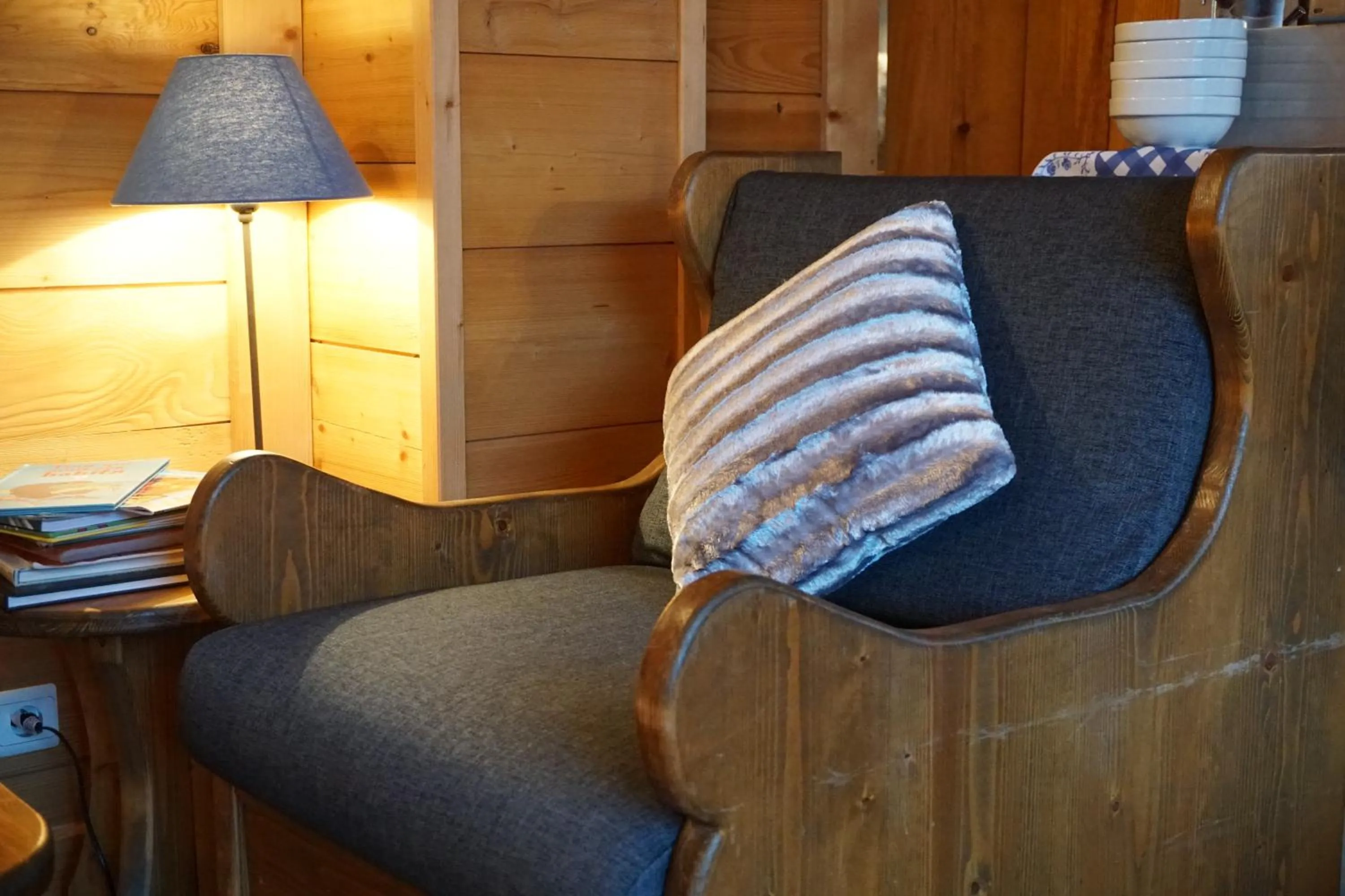 Communal lounge/ TV room in Hotel Le Christiania