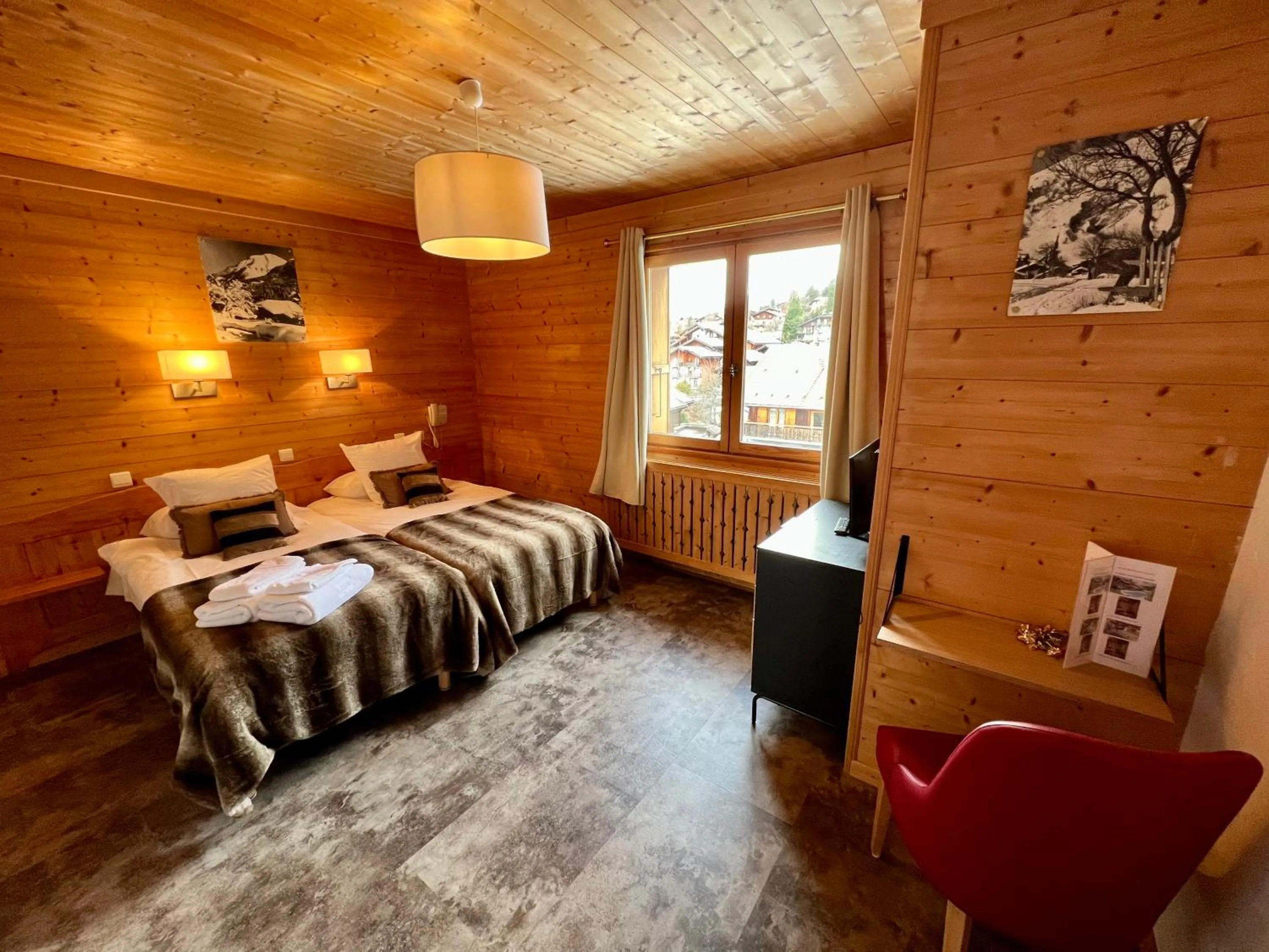 Bed in Hotel Le Christiania