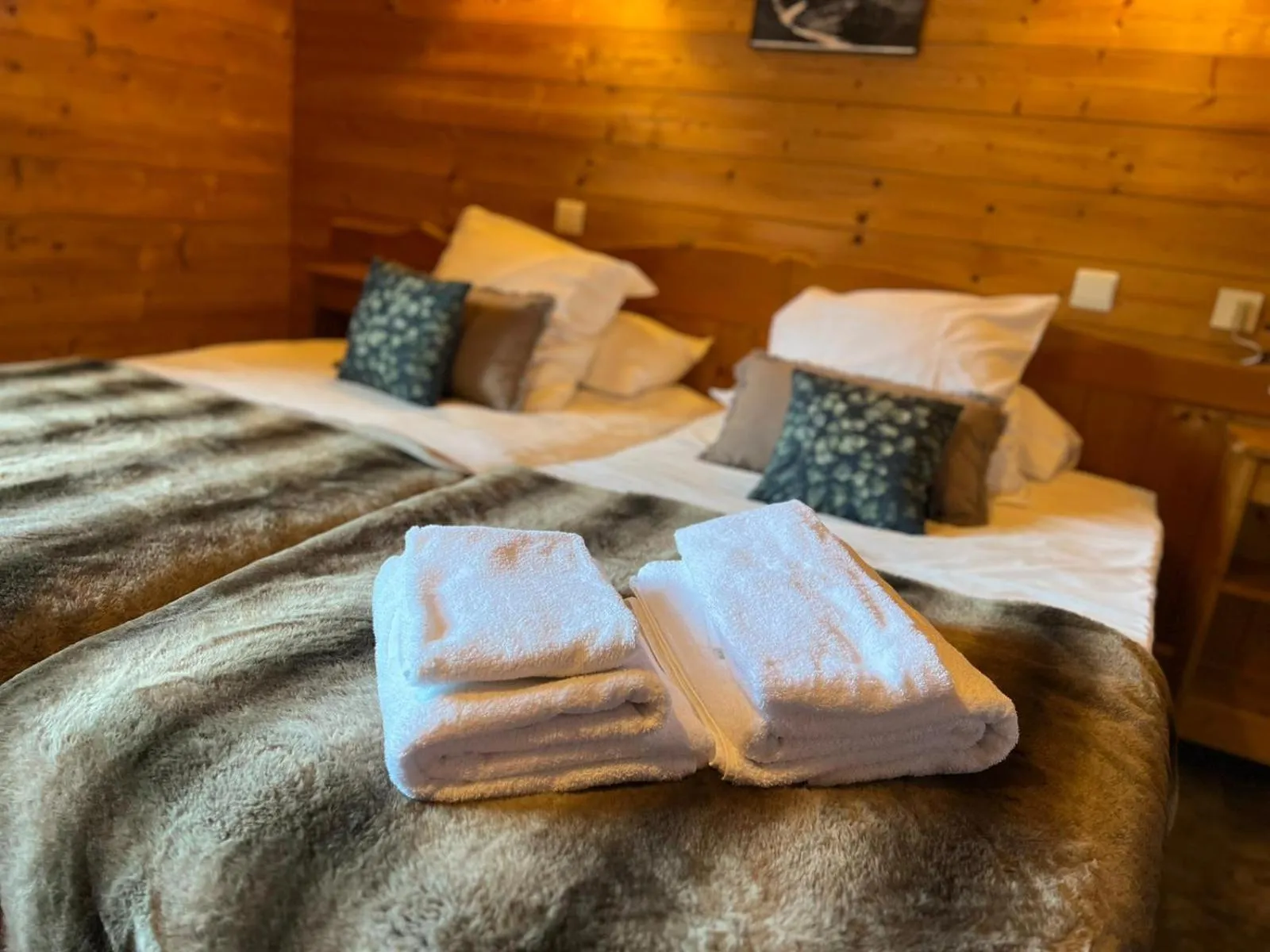 Bed in Hotel Le Christiania