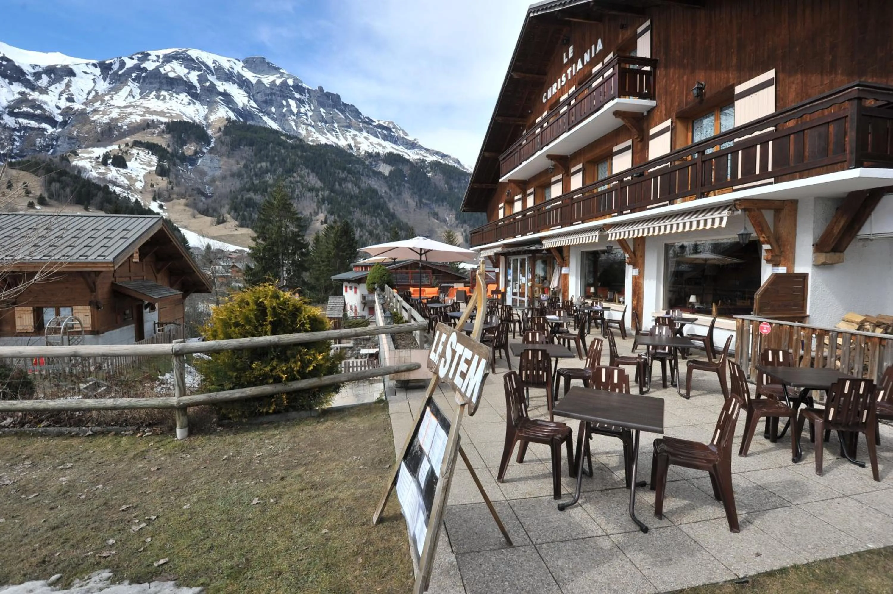 Balcony/Terrace in Hotel Le Christiania