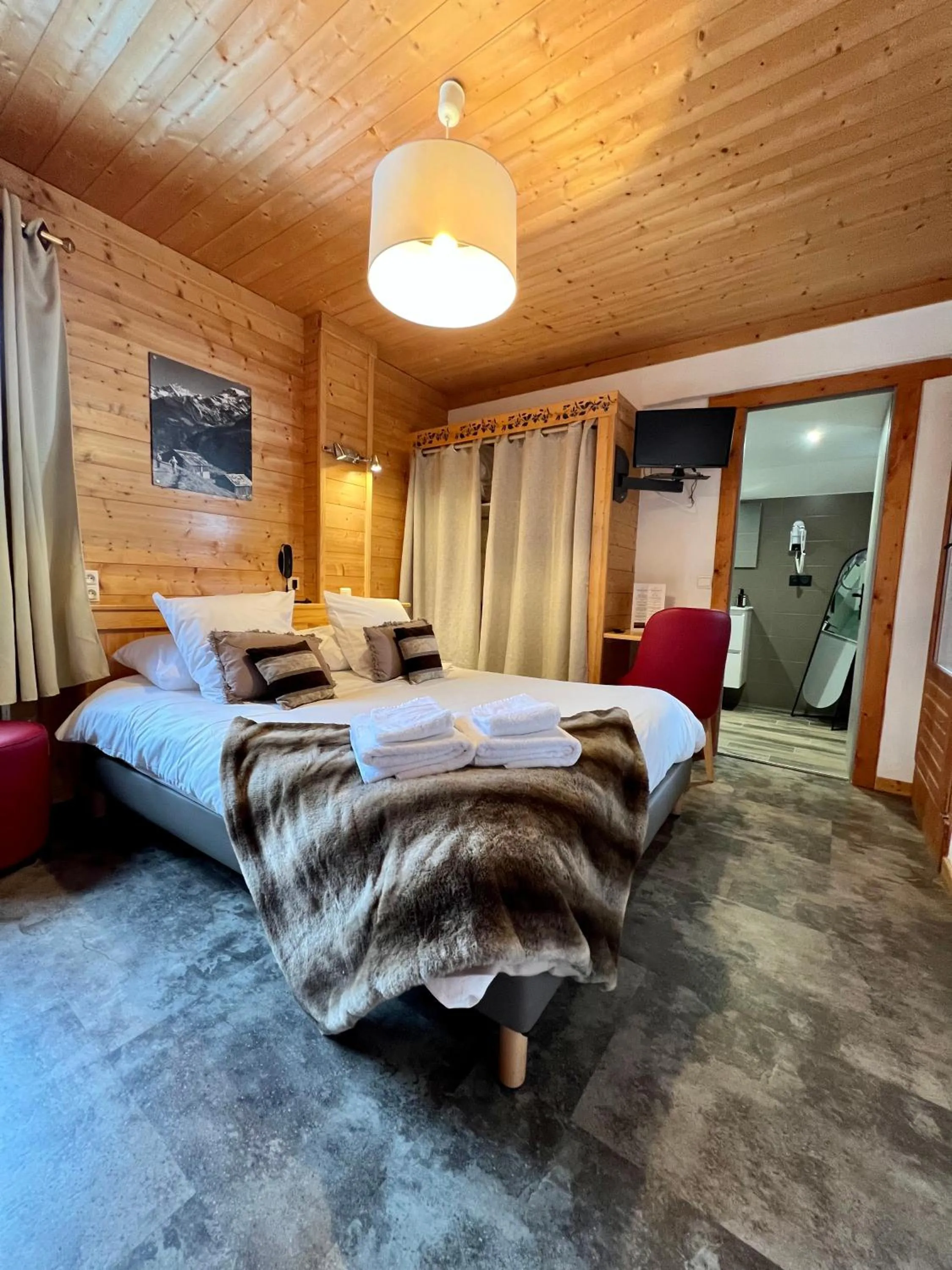 Bed in Hotel Le Christiania