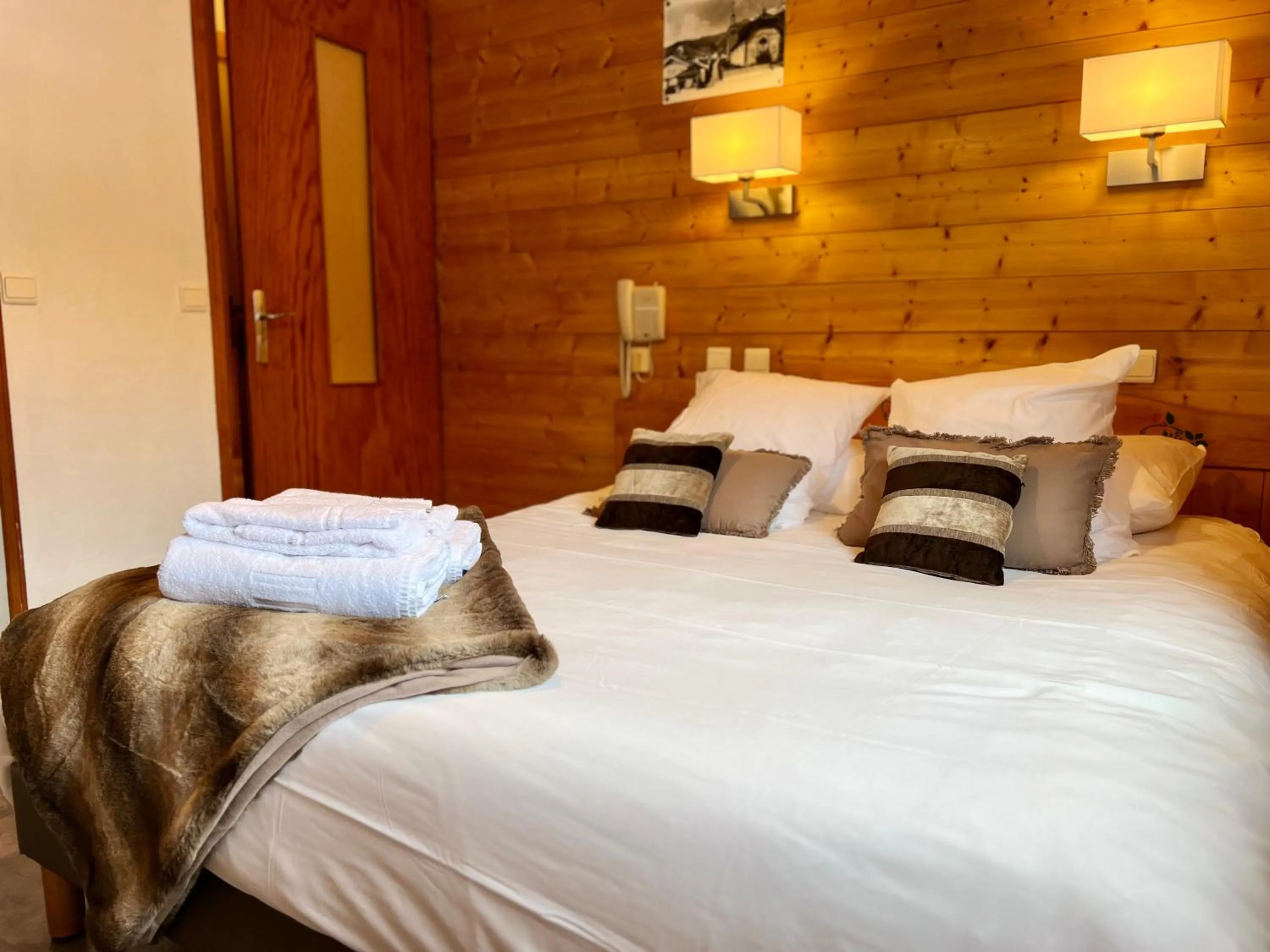 Bed in Hotel Le Christiania