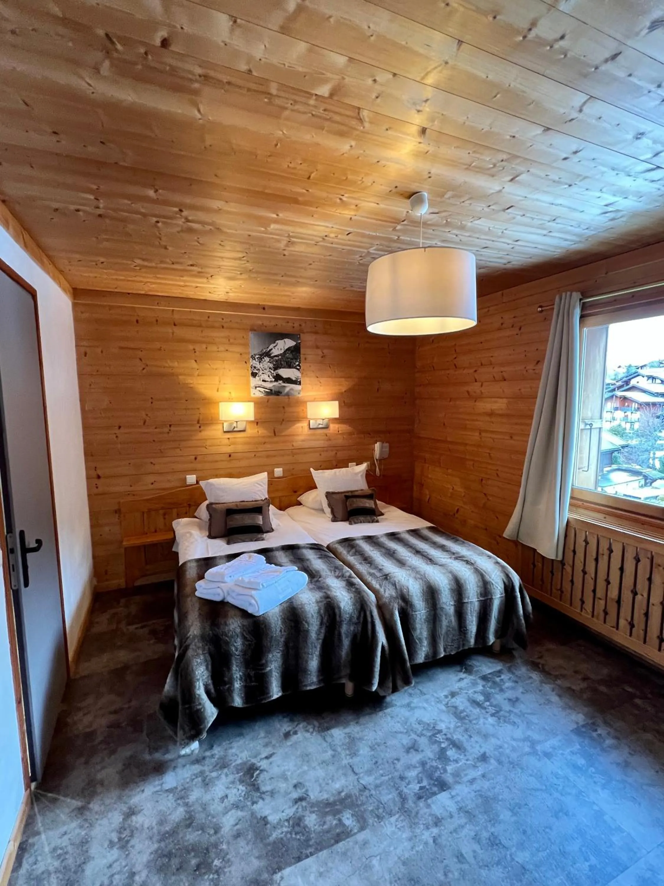 Bed in Hotel Le Christiania