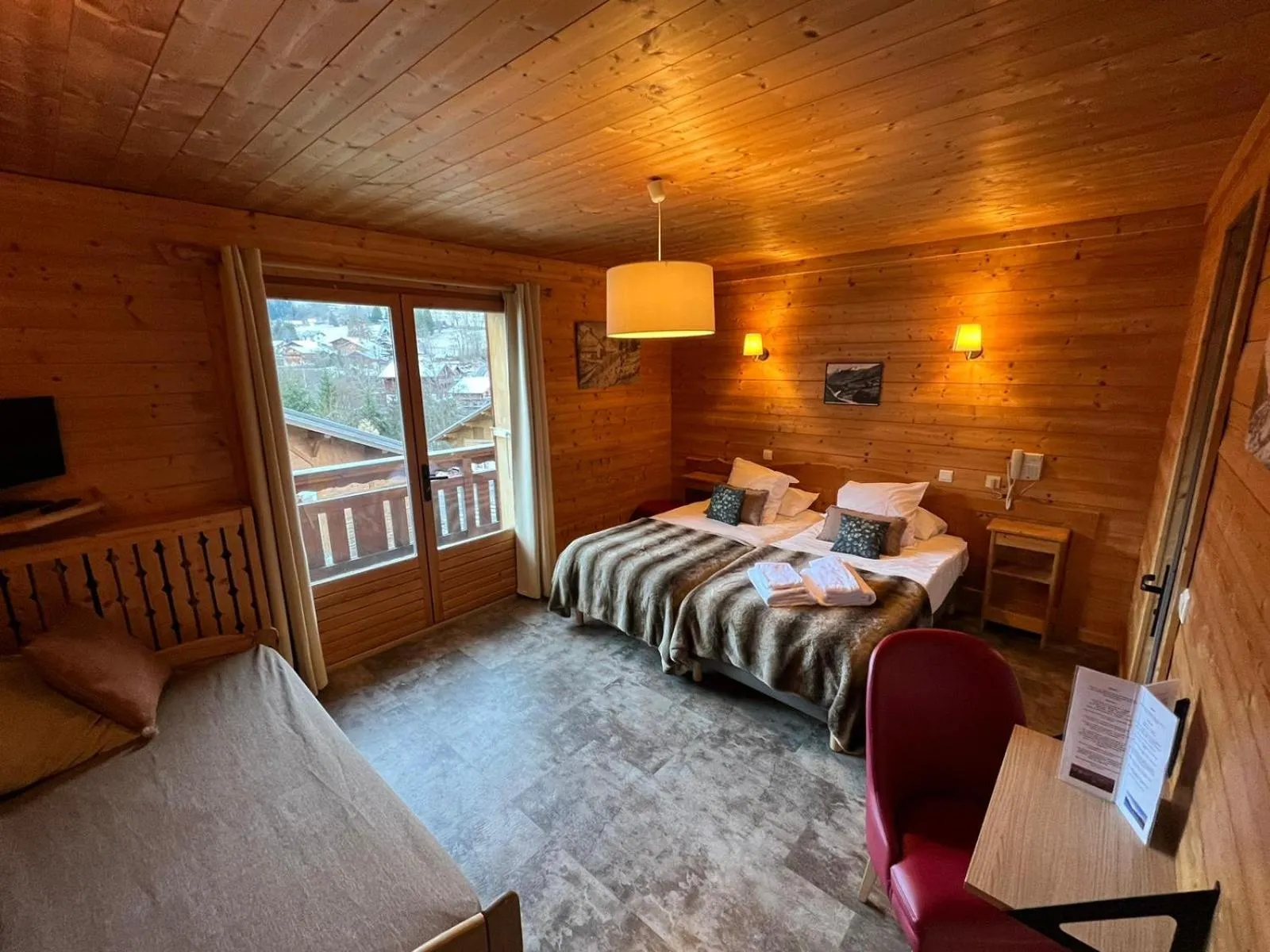 Bed in Hotel Le Christiania