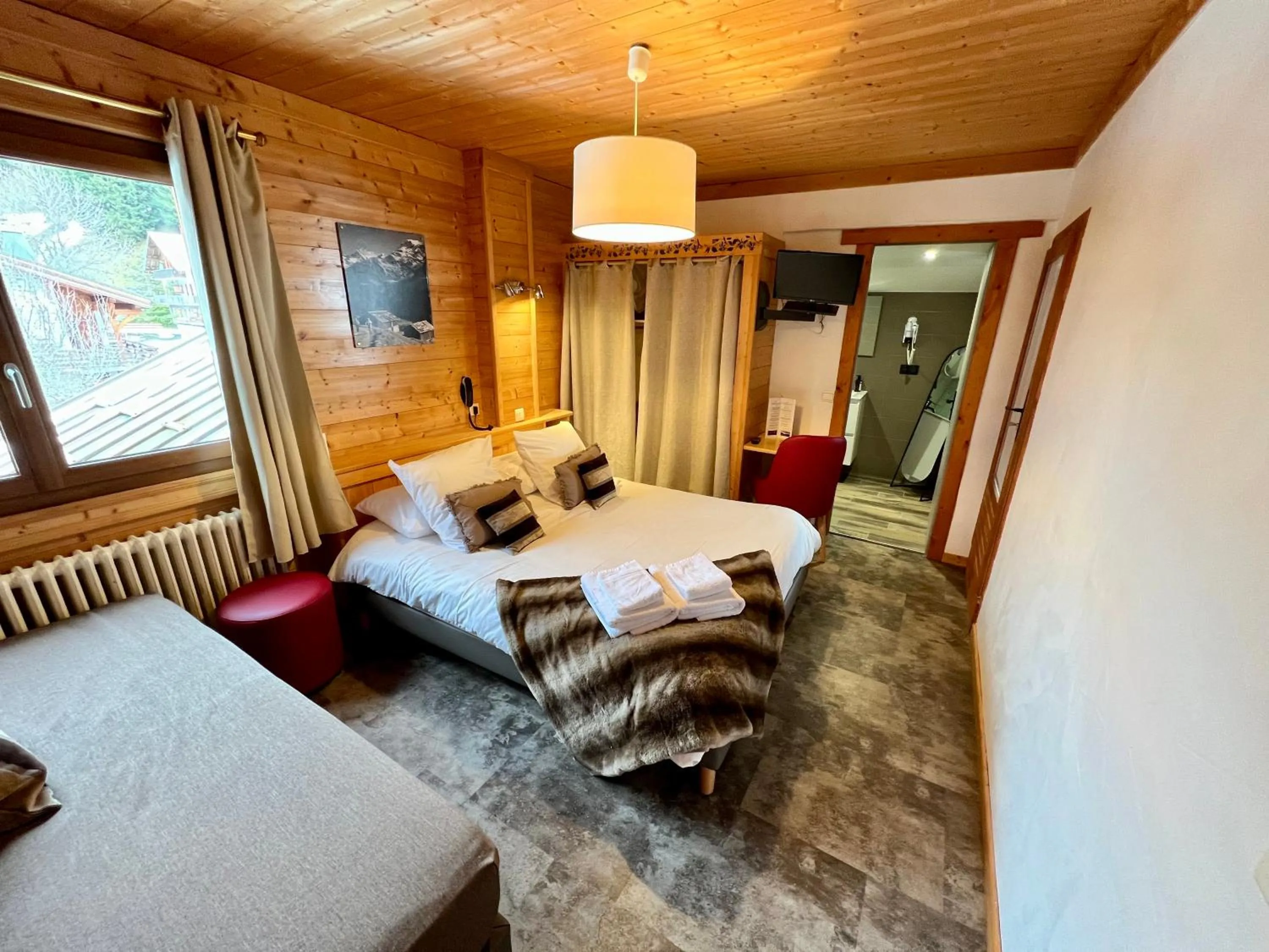 Bed in Hotel Le Christiania