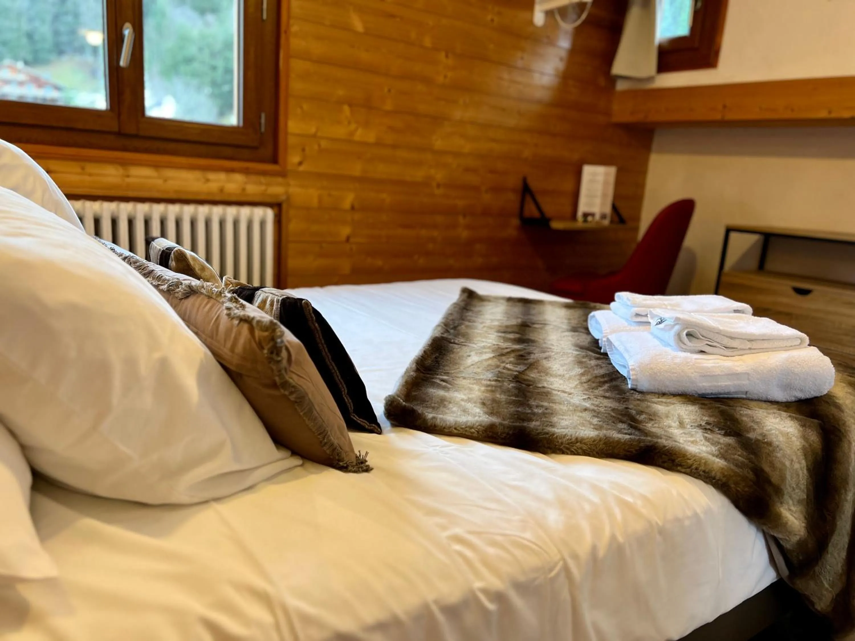 Bed in Hotel Le Christiania