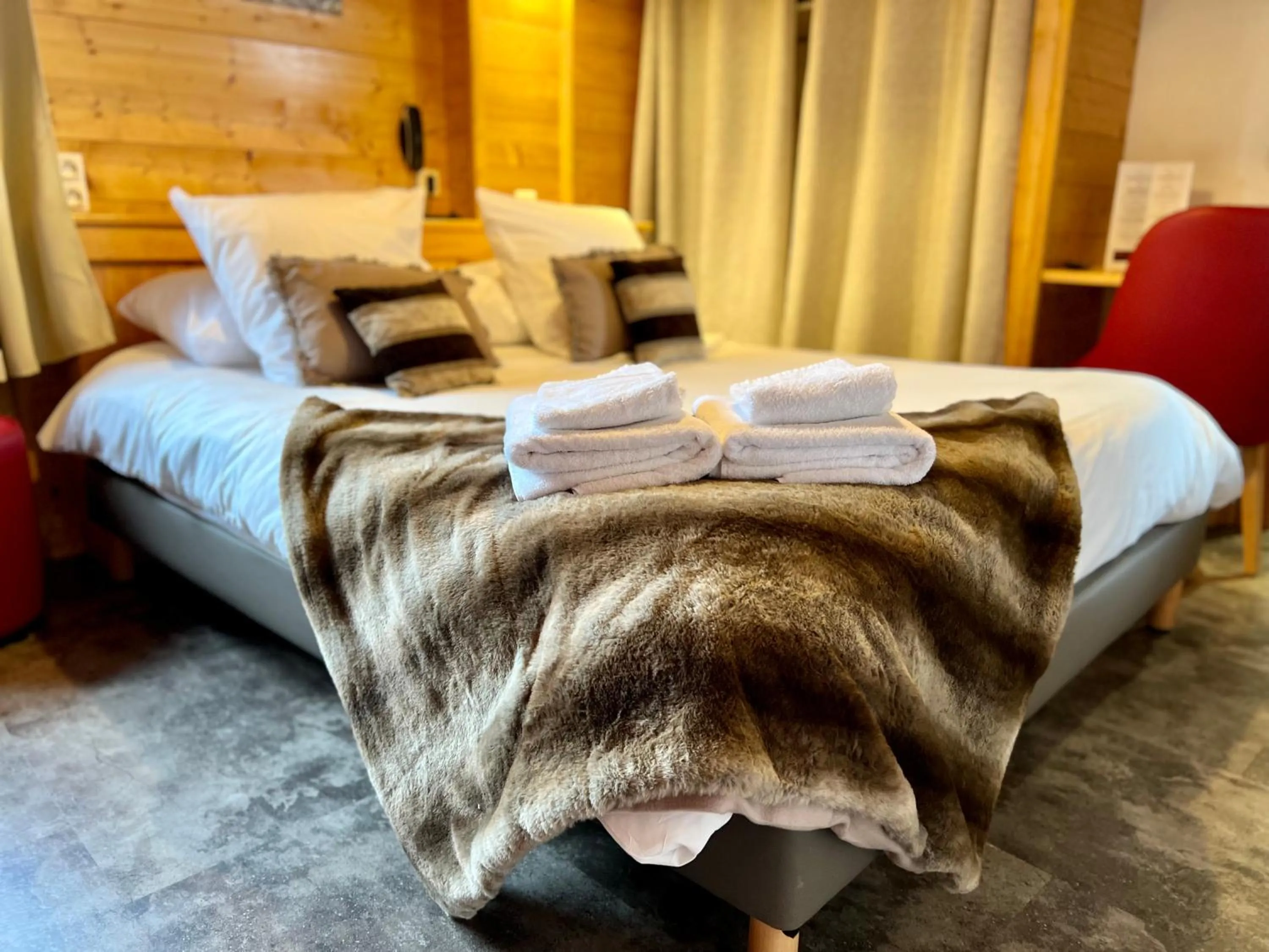 Bed in Hotel Le Christiania