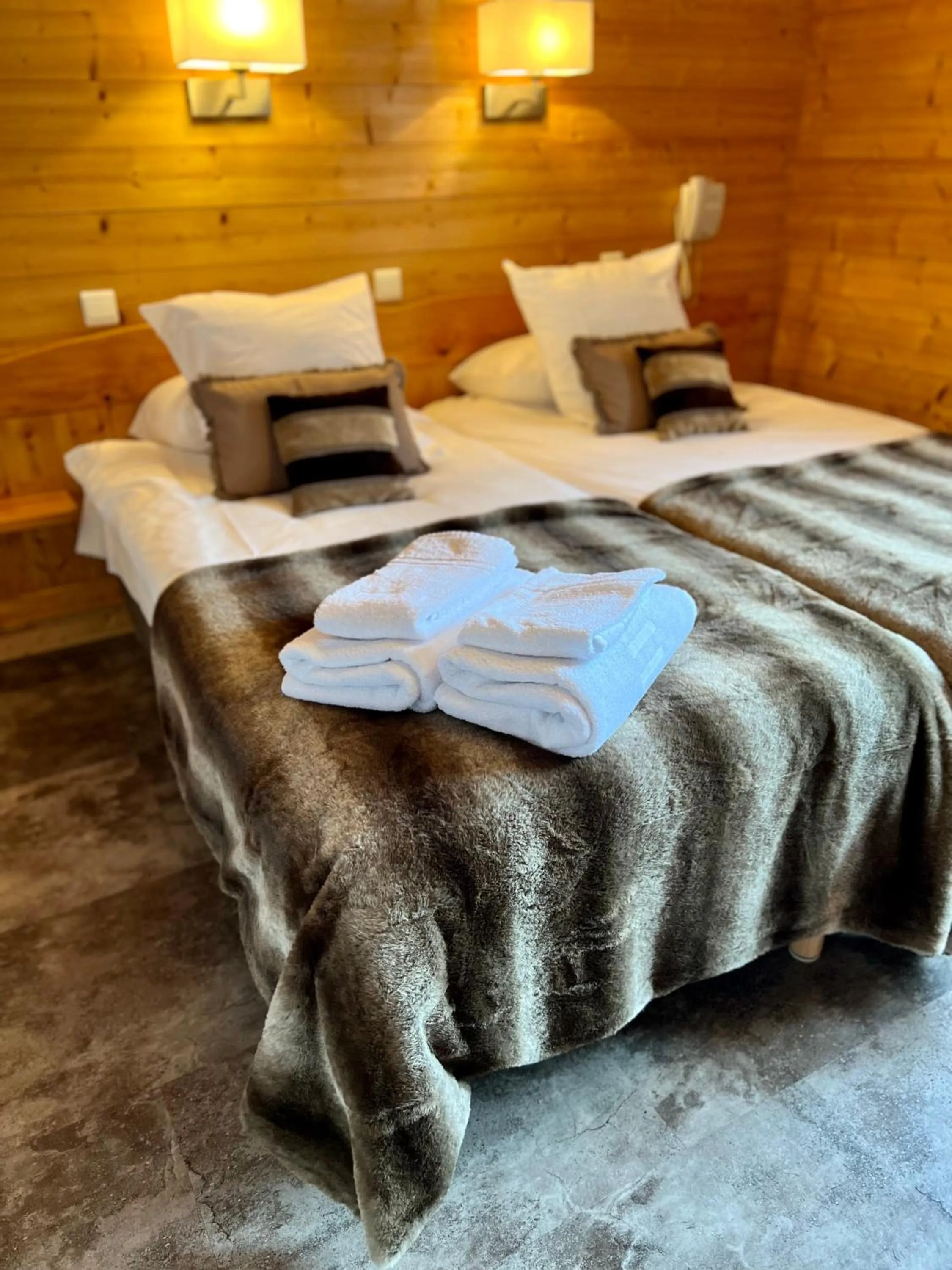 Bed in Hotel Le Christiania