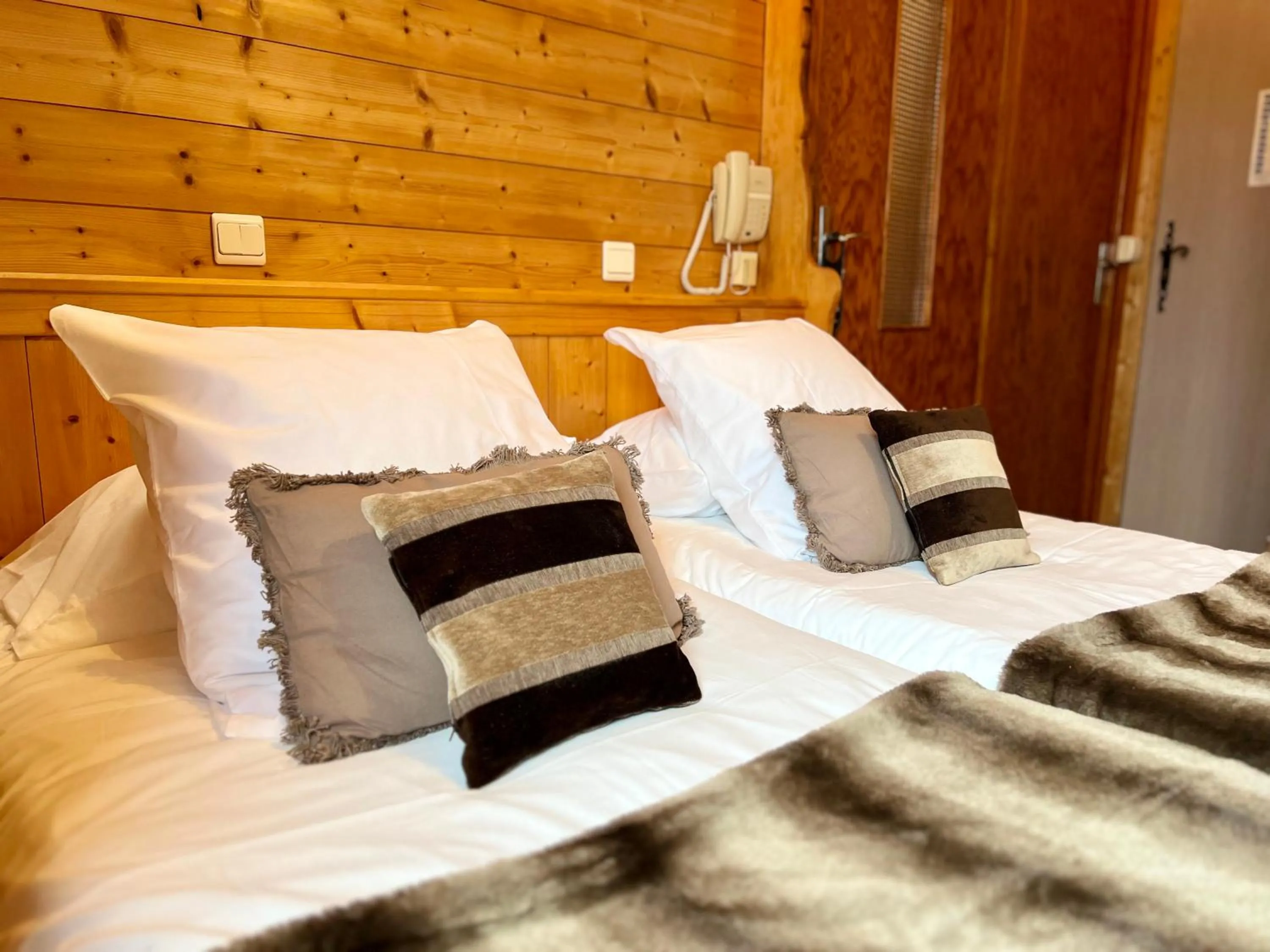 Bed in Hotel Le Christiania