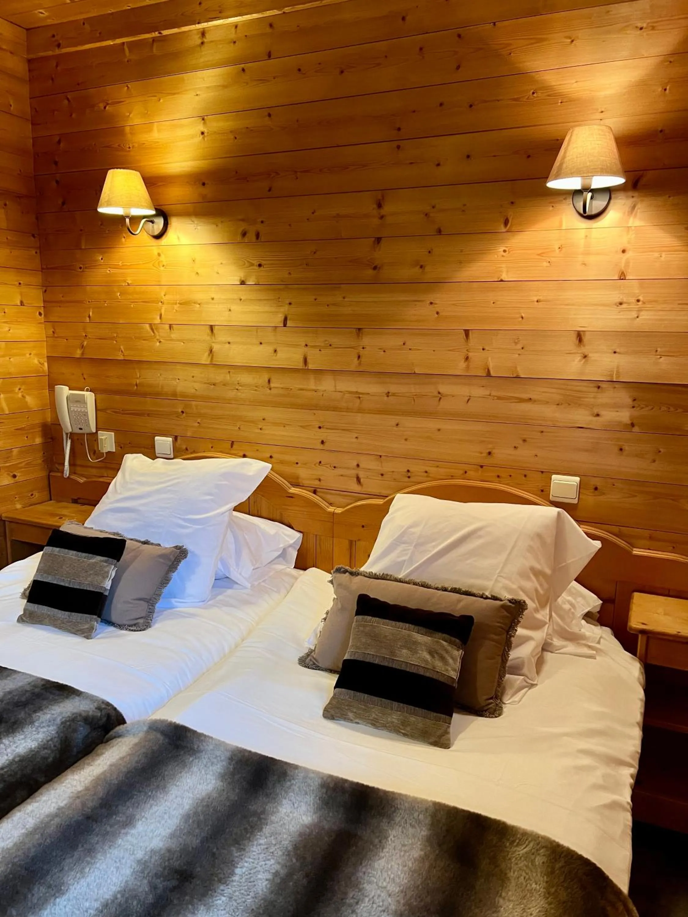 Bed in Hotel Le Christiania