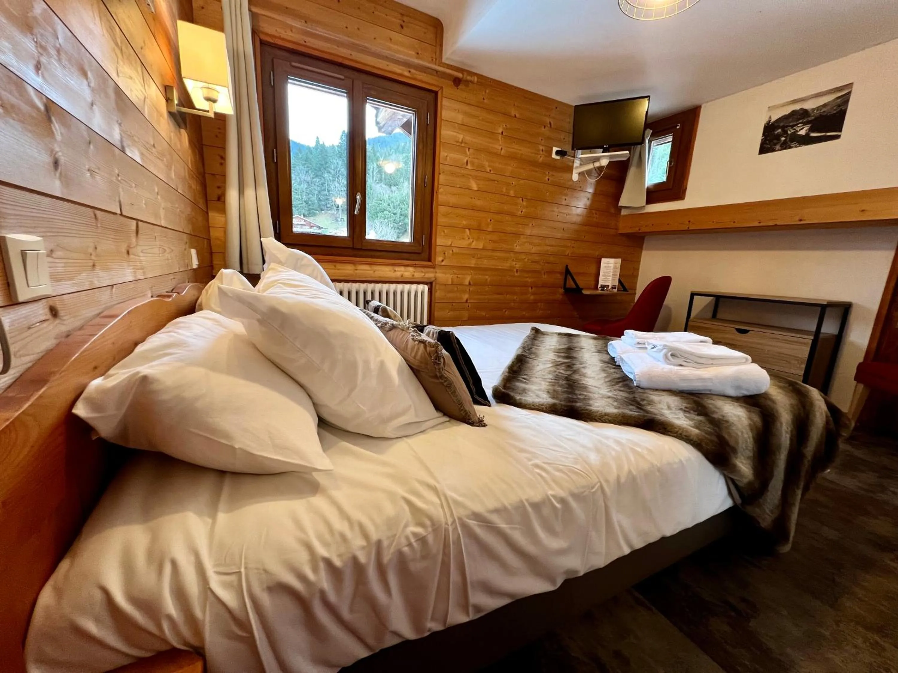 Bed in Hotel Le Christiania