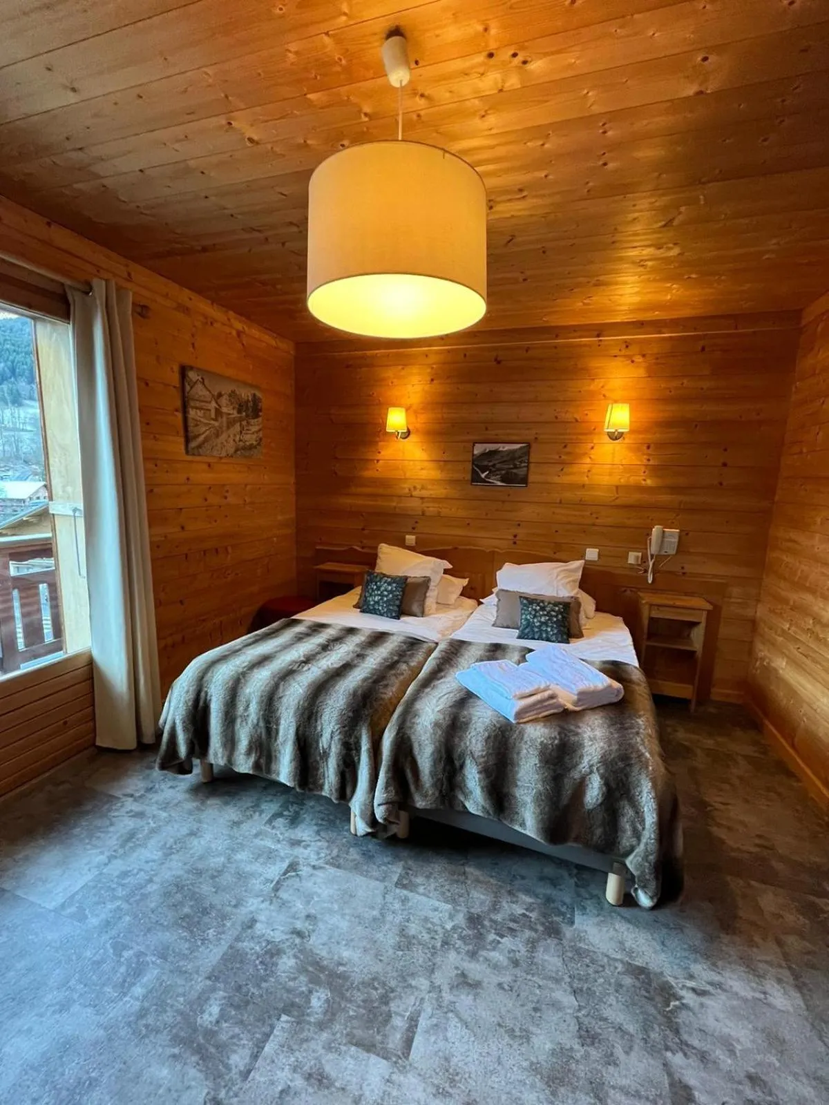 Bed in Hotel Le Christiania