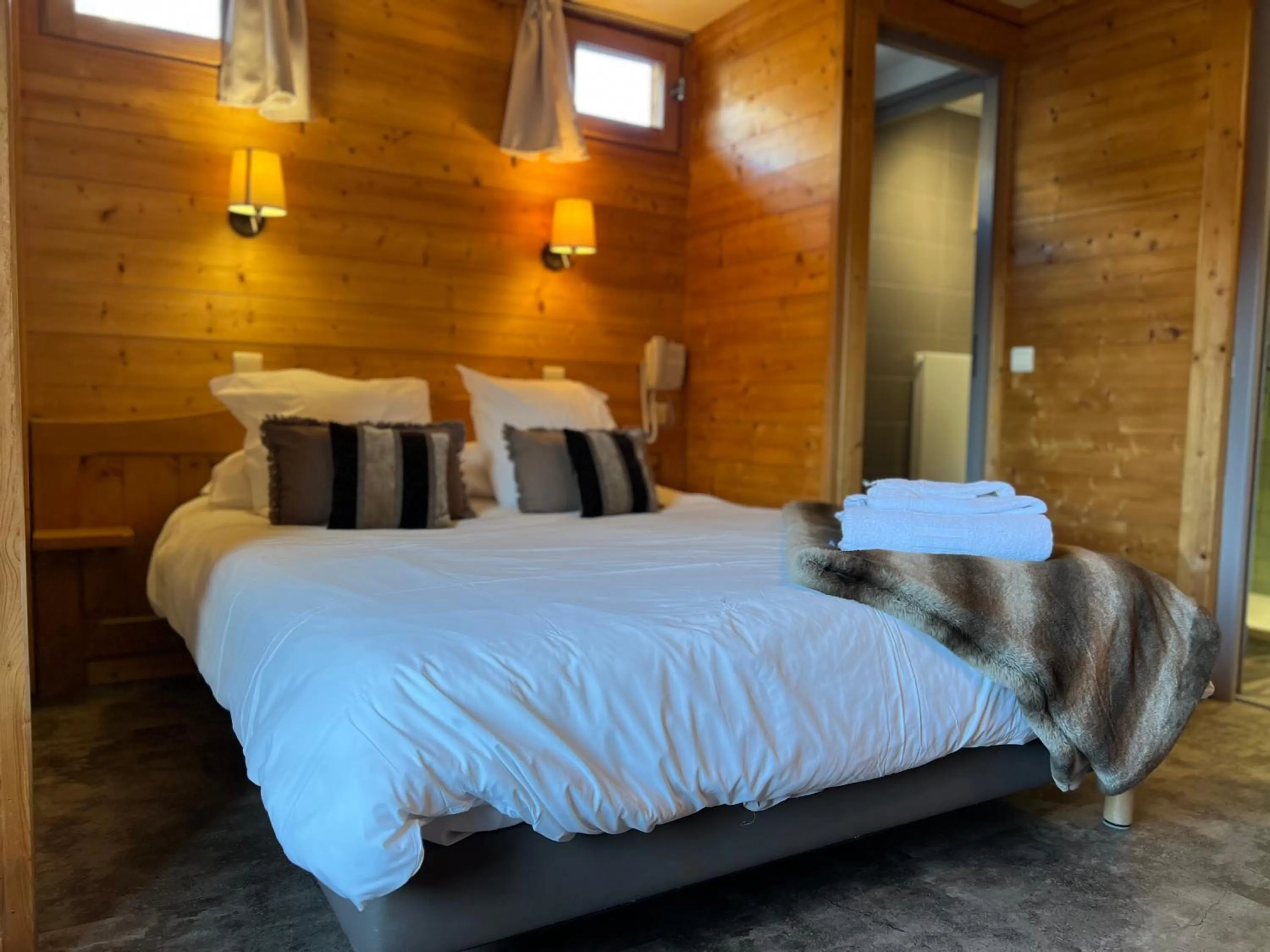 Bed in Hotel Le Christiania