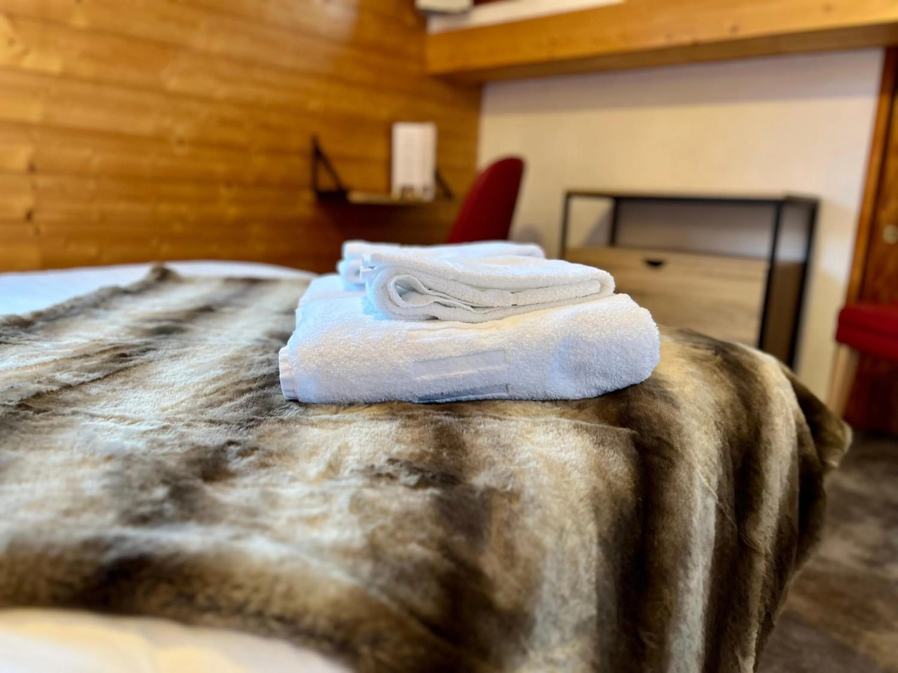 Bed in Hotel Le Christiania