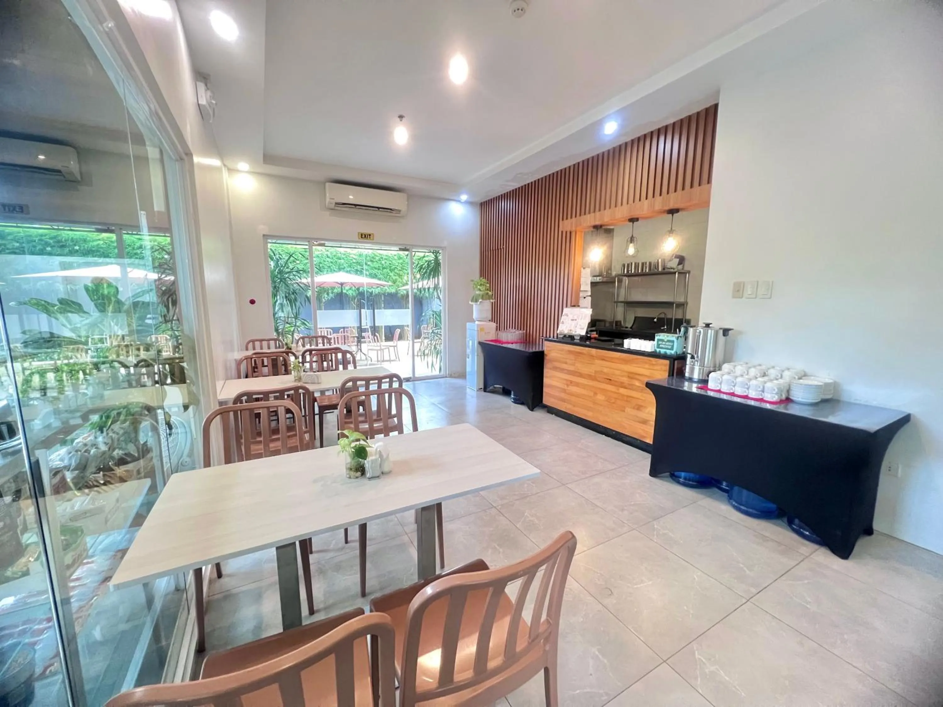 Dining area in Bambu Suites
