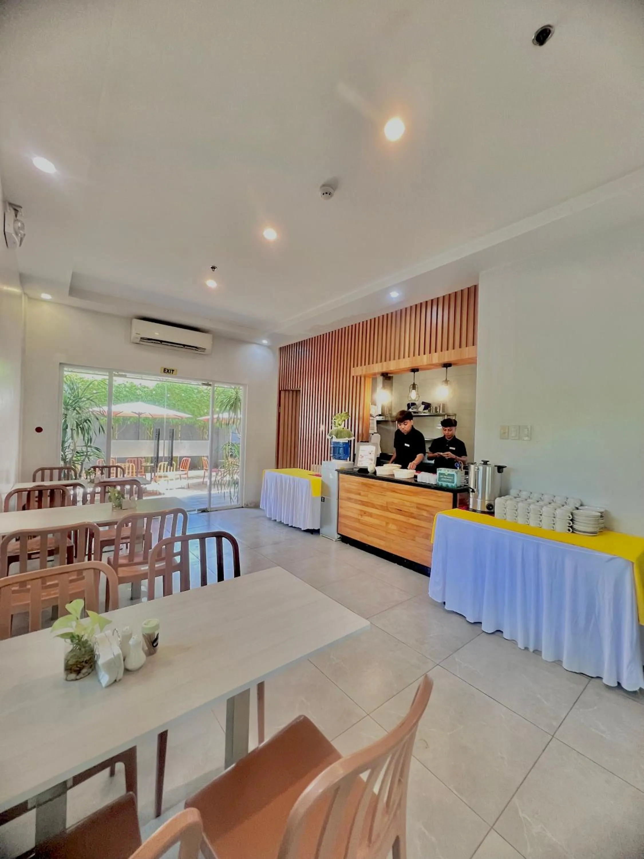 Dining area in Bambu Suites
