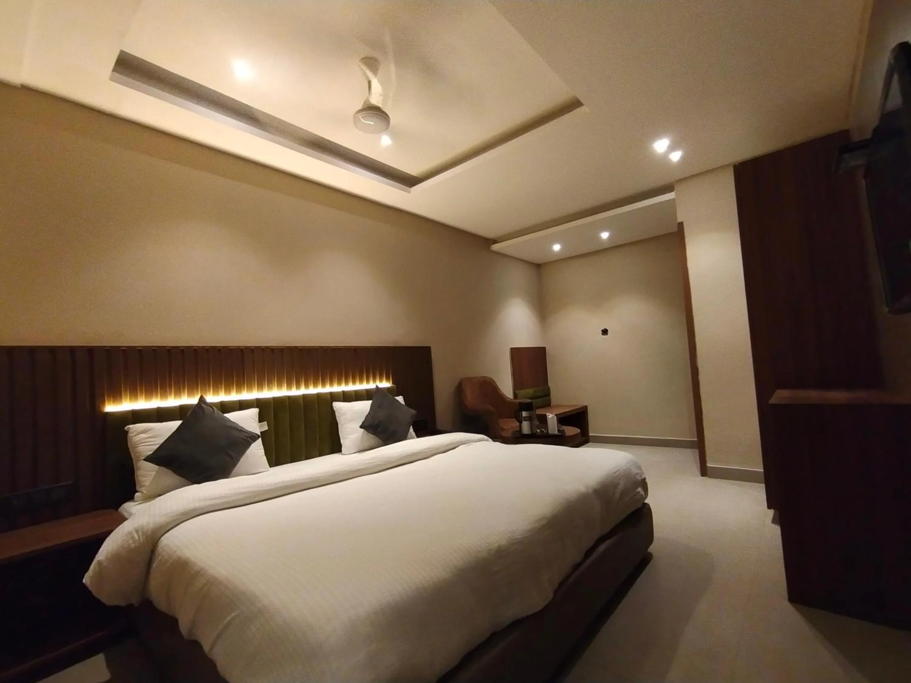 Bed in Hotel Gagan Plaza