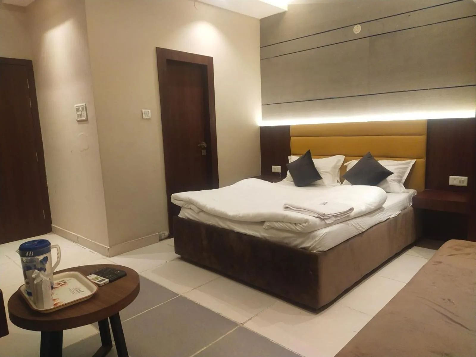 Bed in Hotel Gagan Plaza