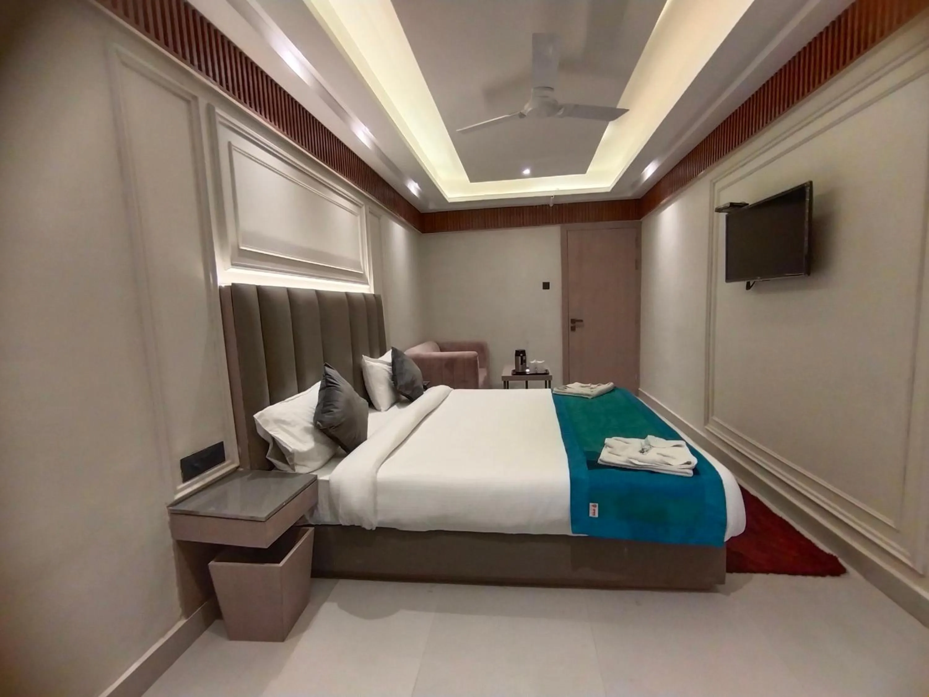 Bed in Hotel Gagan Plaza