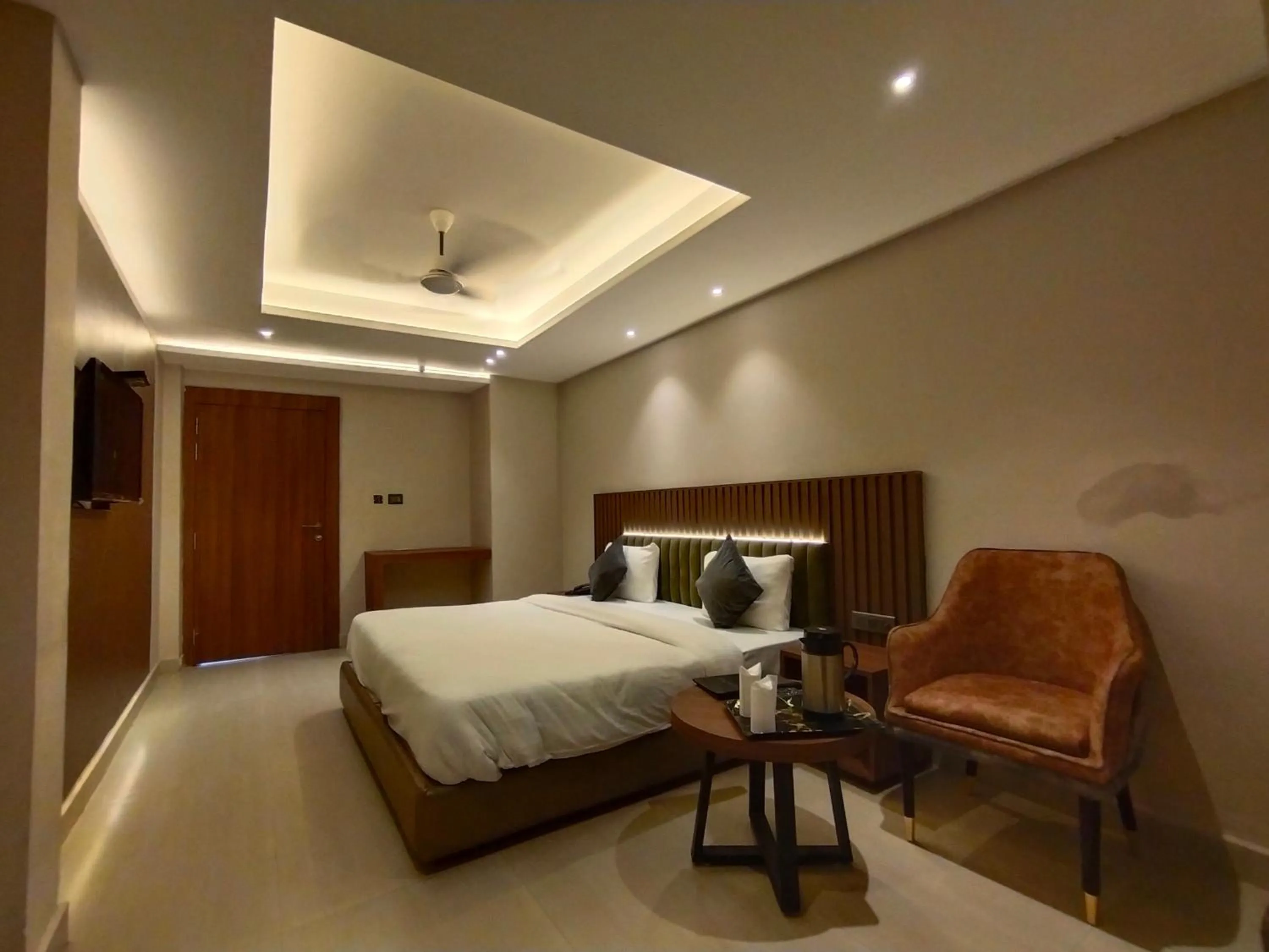 Bed in Hotel Gagan Plaza