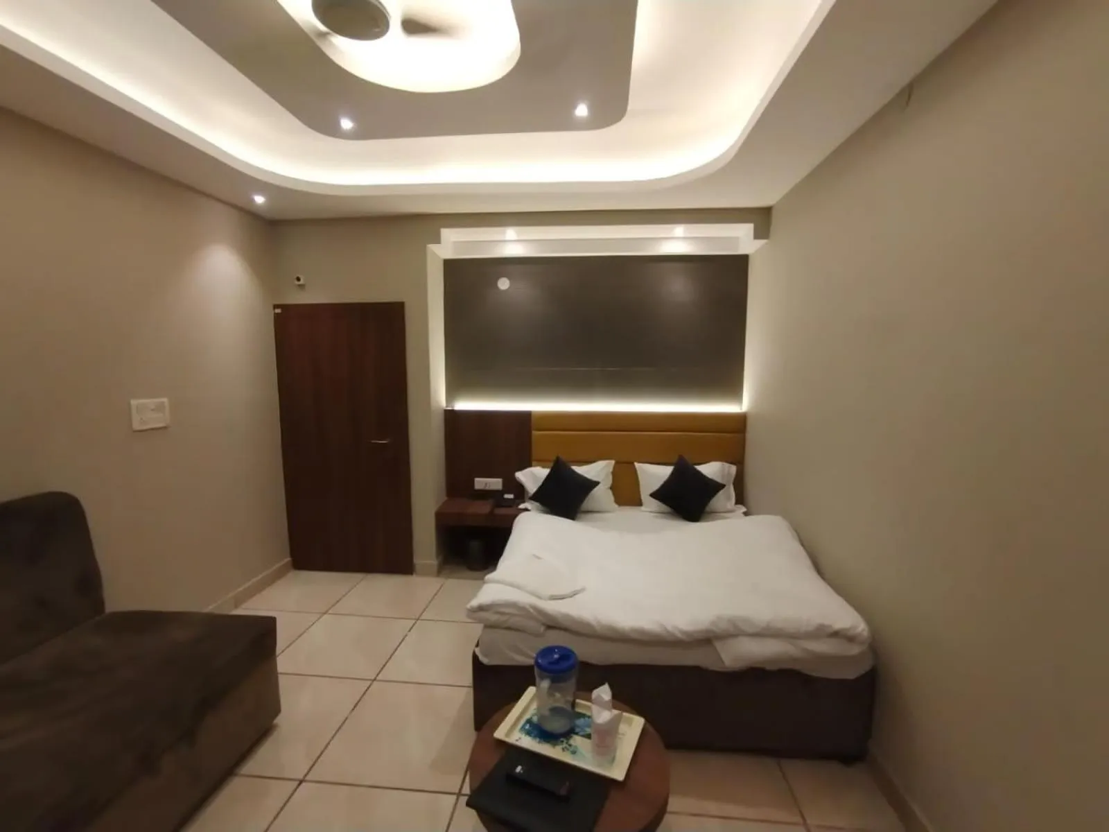 Bed in Hotel Gagan Plaza