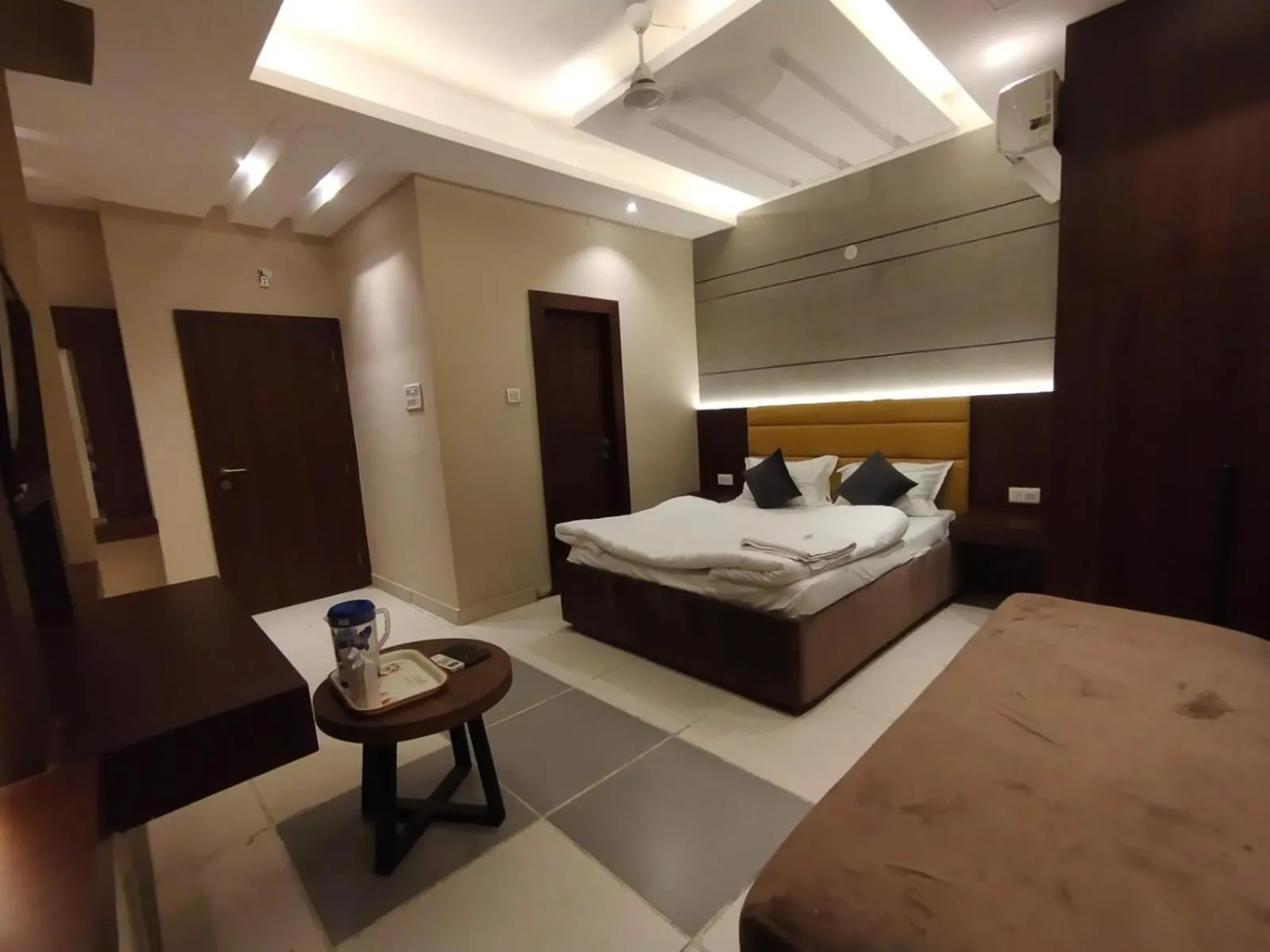 Bed in Hotel Gagan Plaza