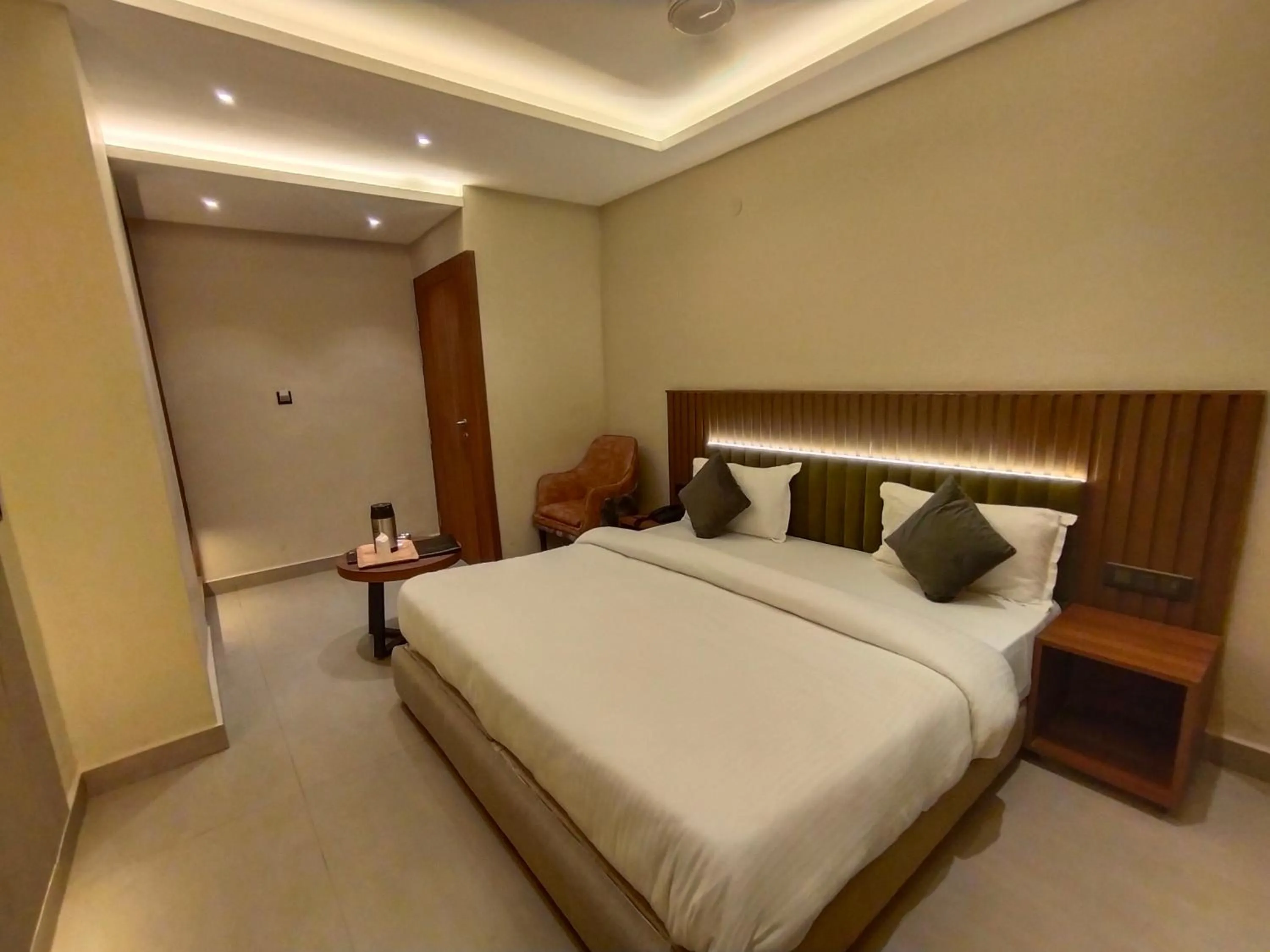 Bed in Hotel Gagan Plaza