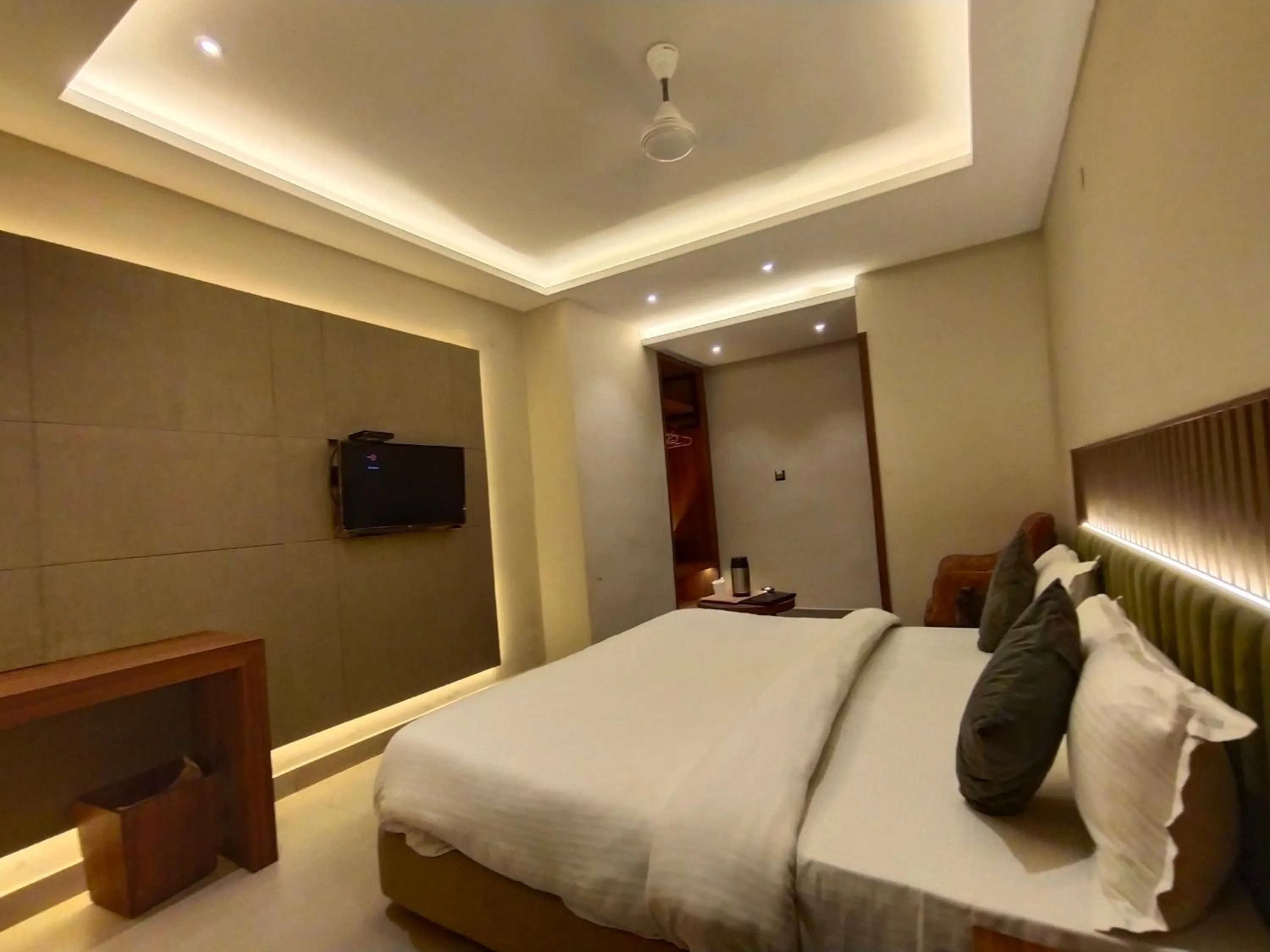 Bed in Hotel Gagan Plaza