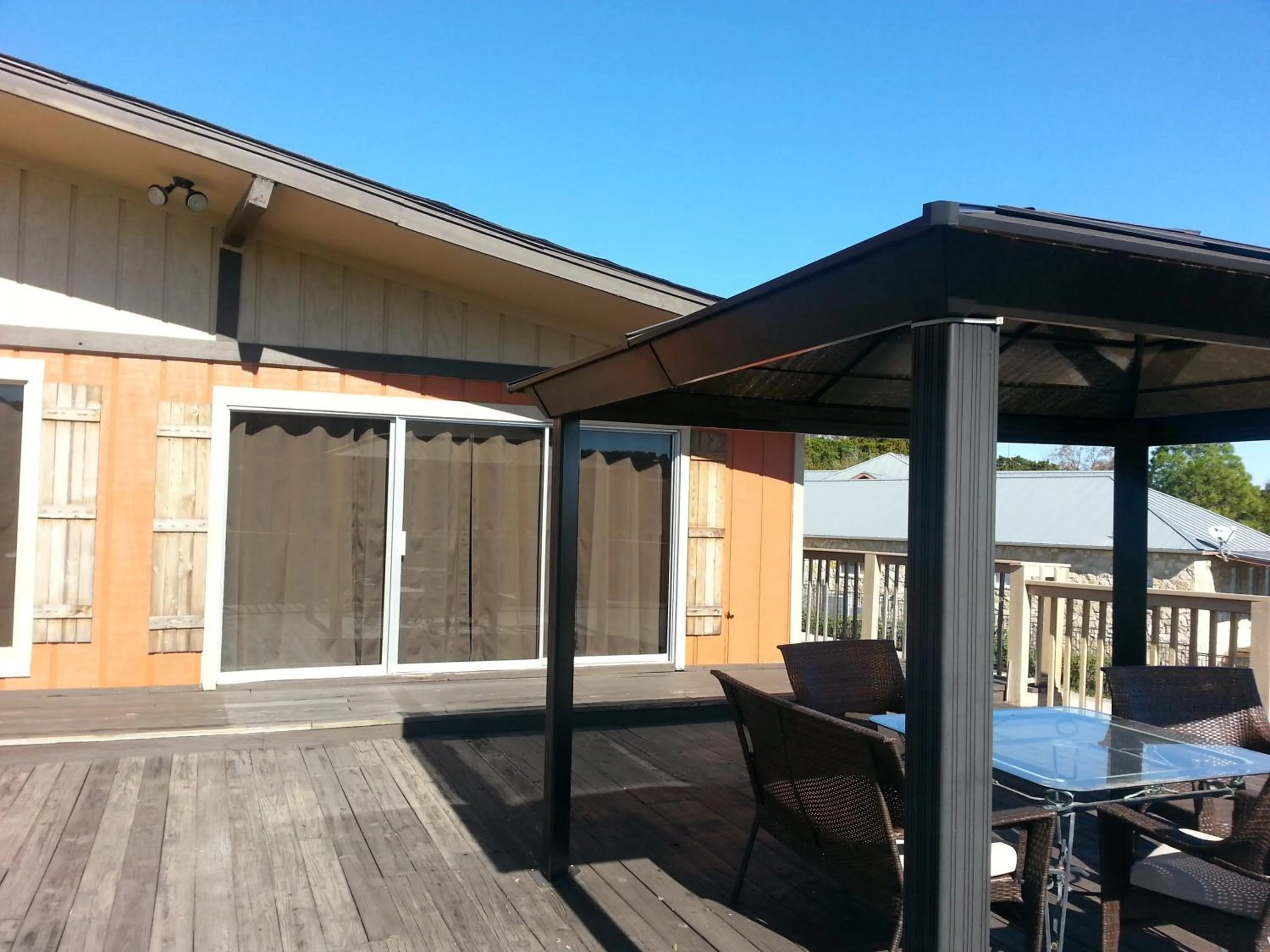 Patio in Lodge At Turkey Cove