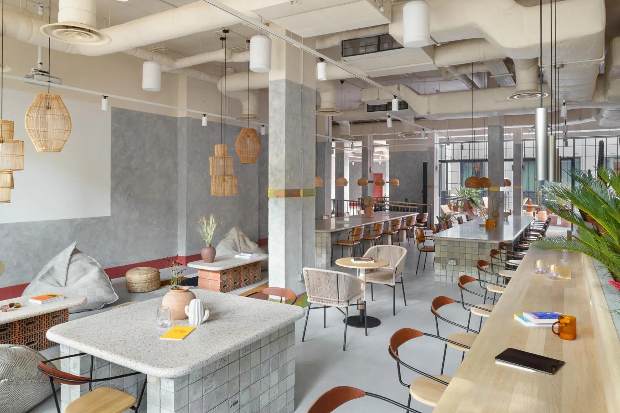 Seating area in Bermonds Locke, Tower Bridge