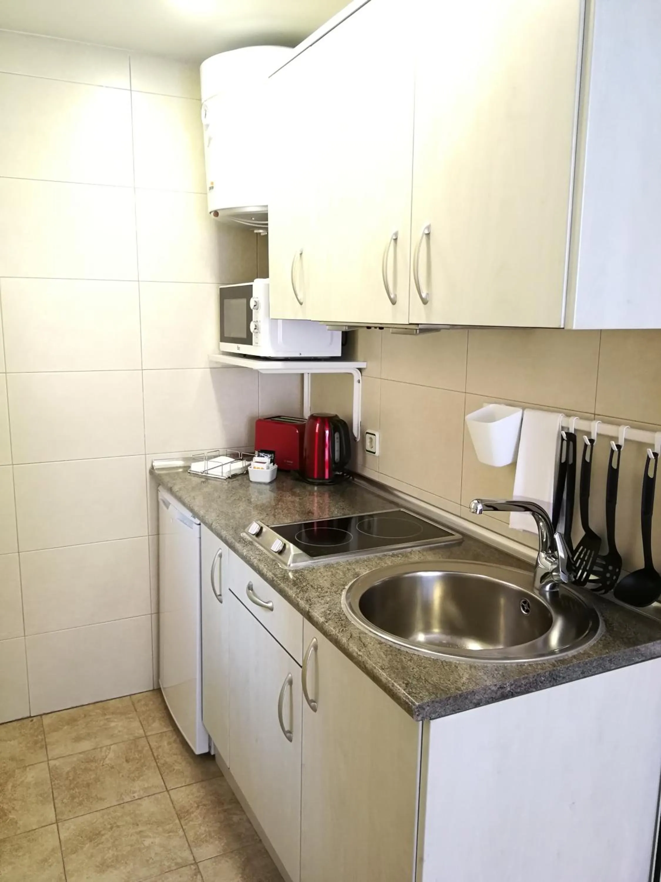 Kitchen or kitchenette in Hotel Apartamentos Aralso