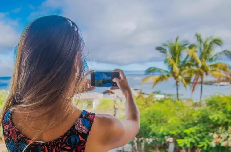 Sea view in Galápagos Casa Playa Mann