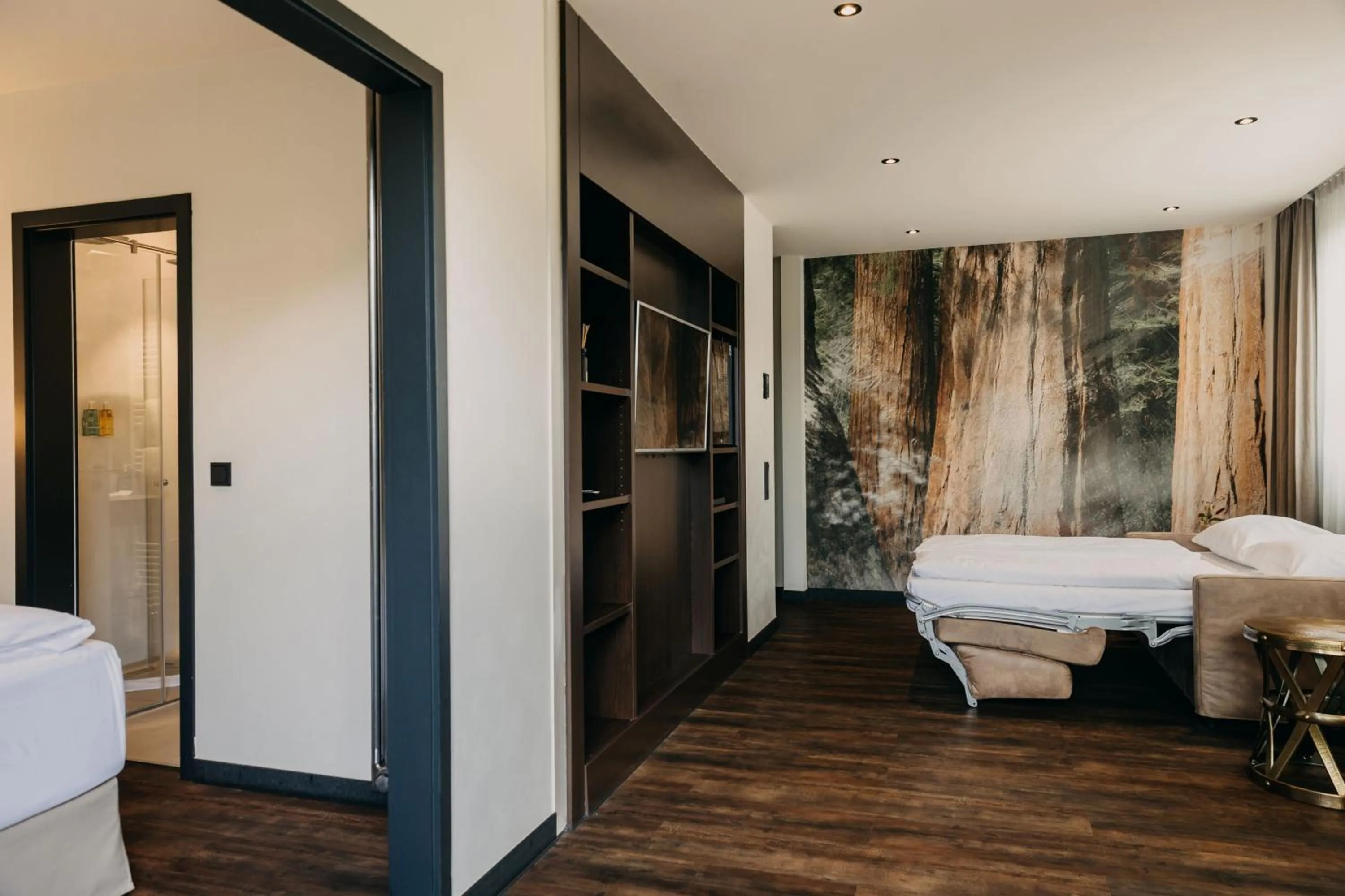 Photo of the whole room, Bed in Hotel Forsthaus Nürnberg Fürth