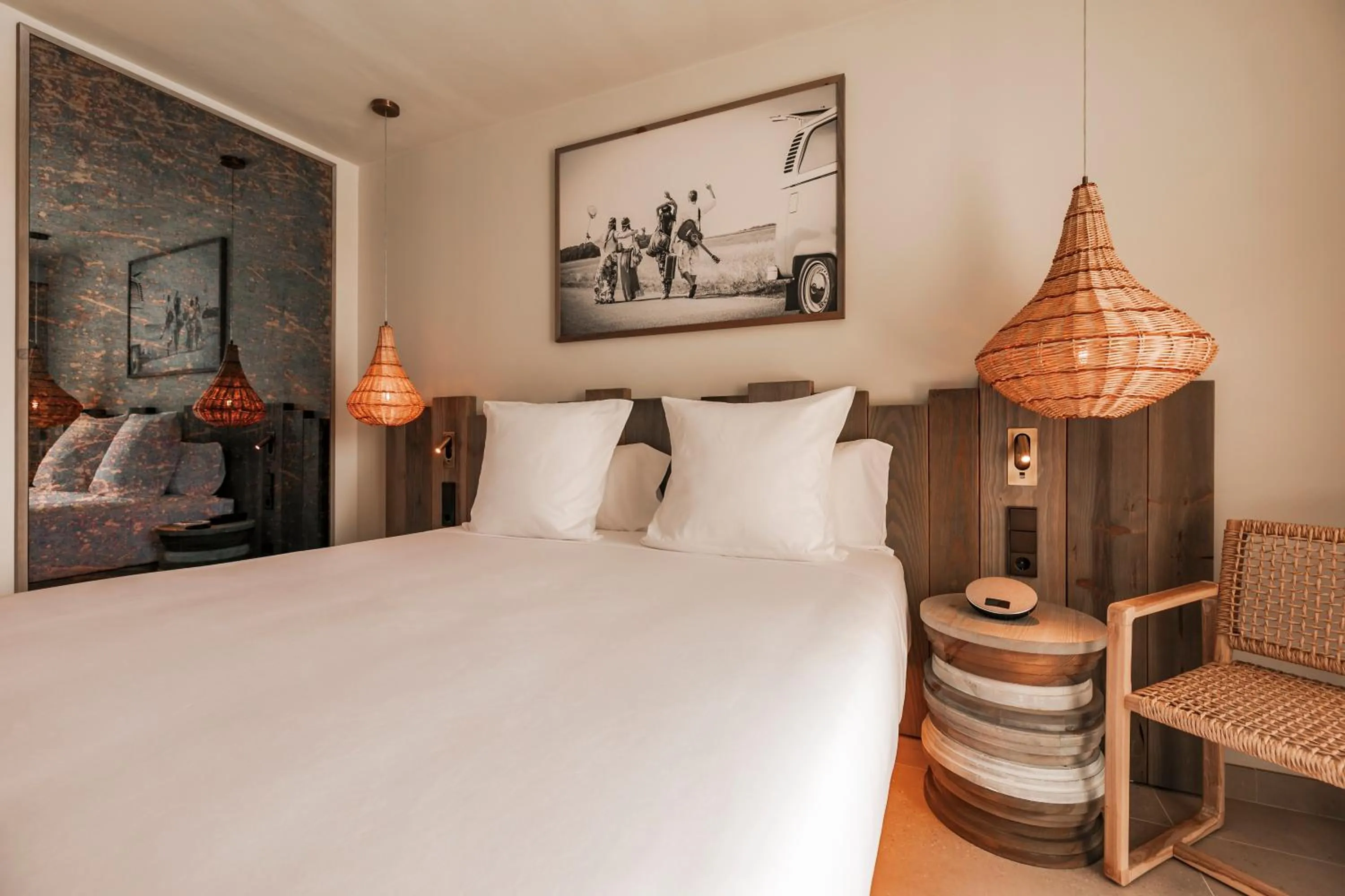 Bedroom, Bed in Hyde Hotel Ibiza Beach Resort by ACCOR