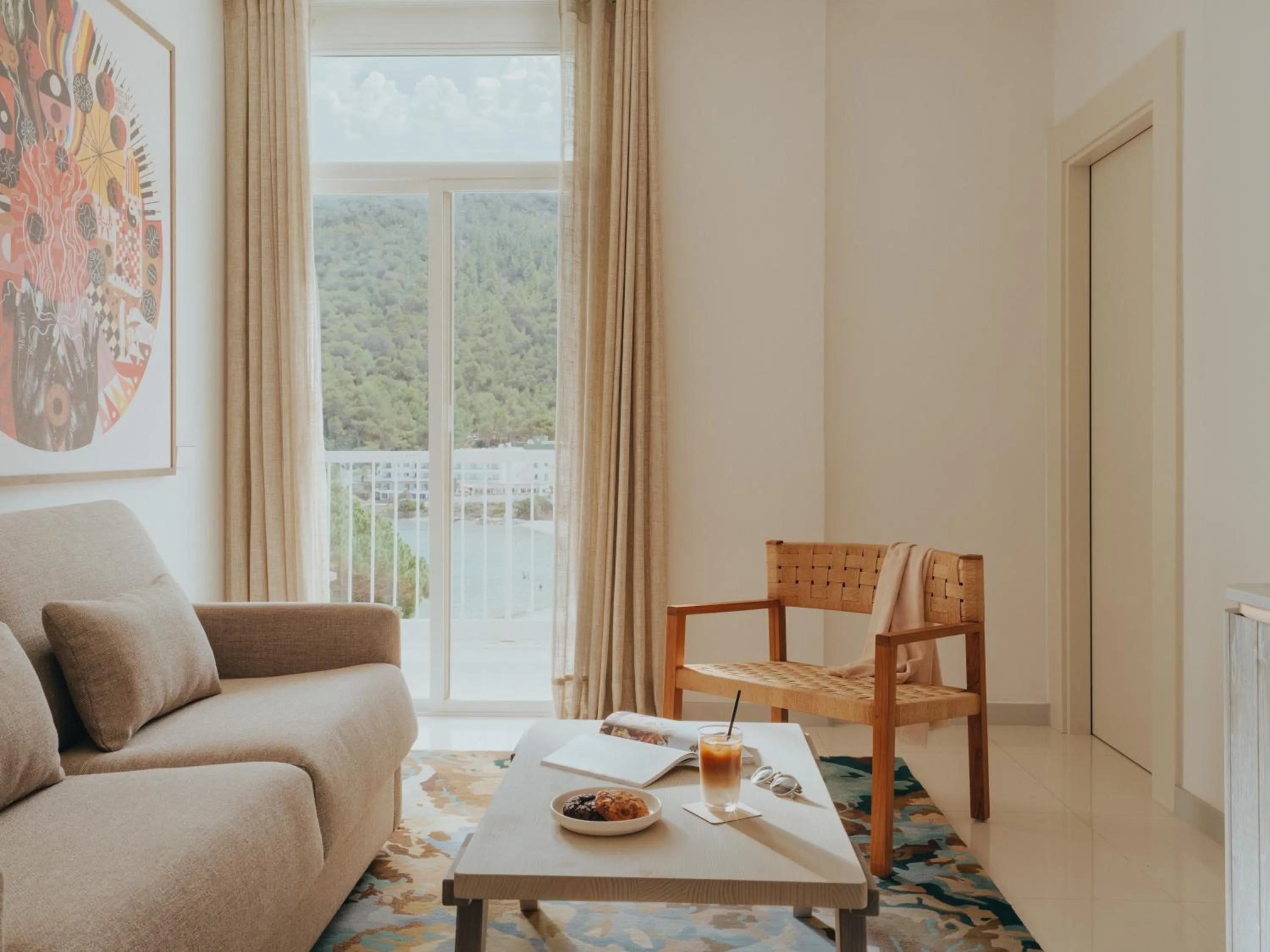 Library in Hyde Hotel Ibiza Beach Resort by ACCOR