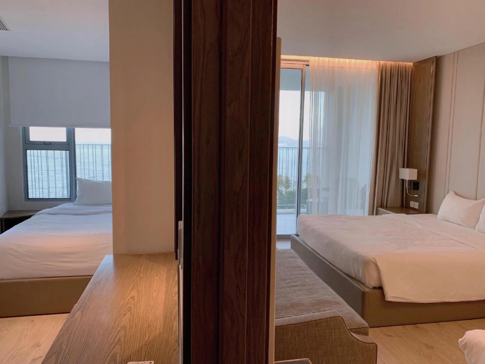 Bed in PANORAMA Condotel by HLG