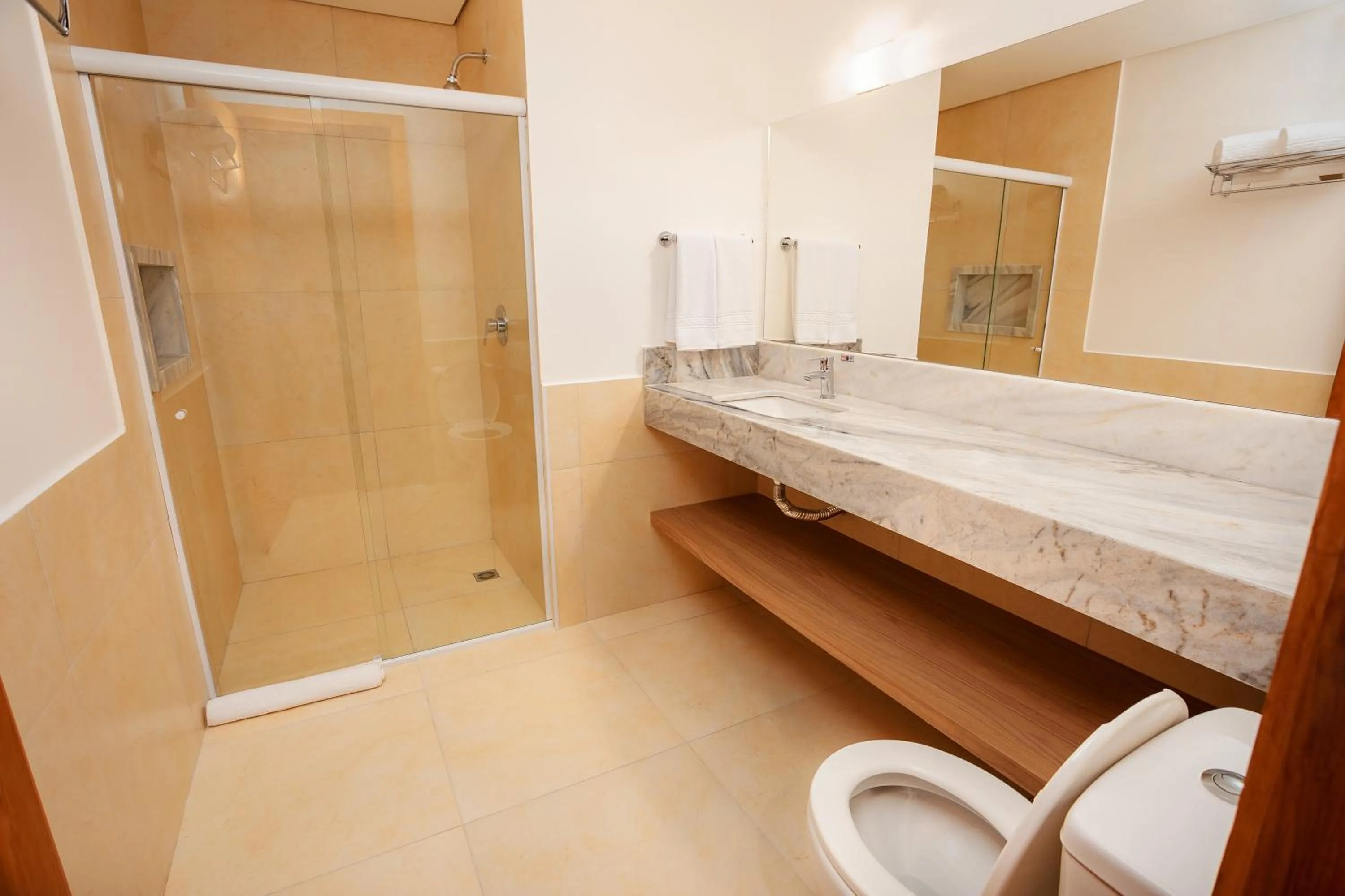 Shower in Go Inn Goiana by Atlantica Hotels