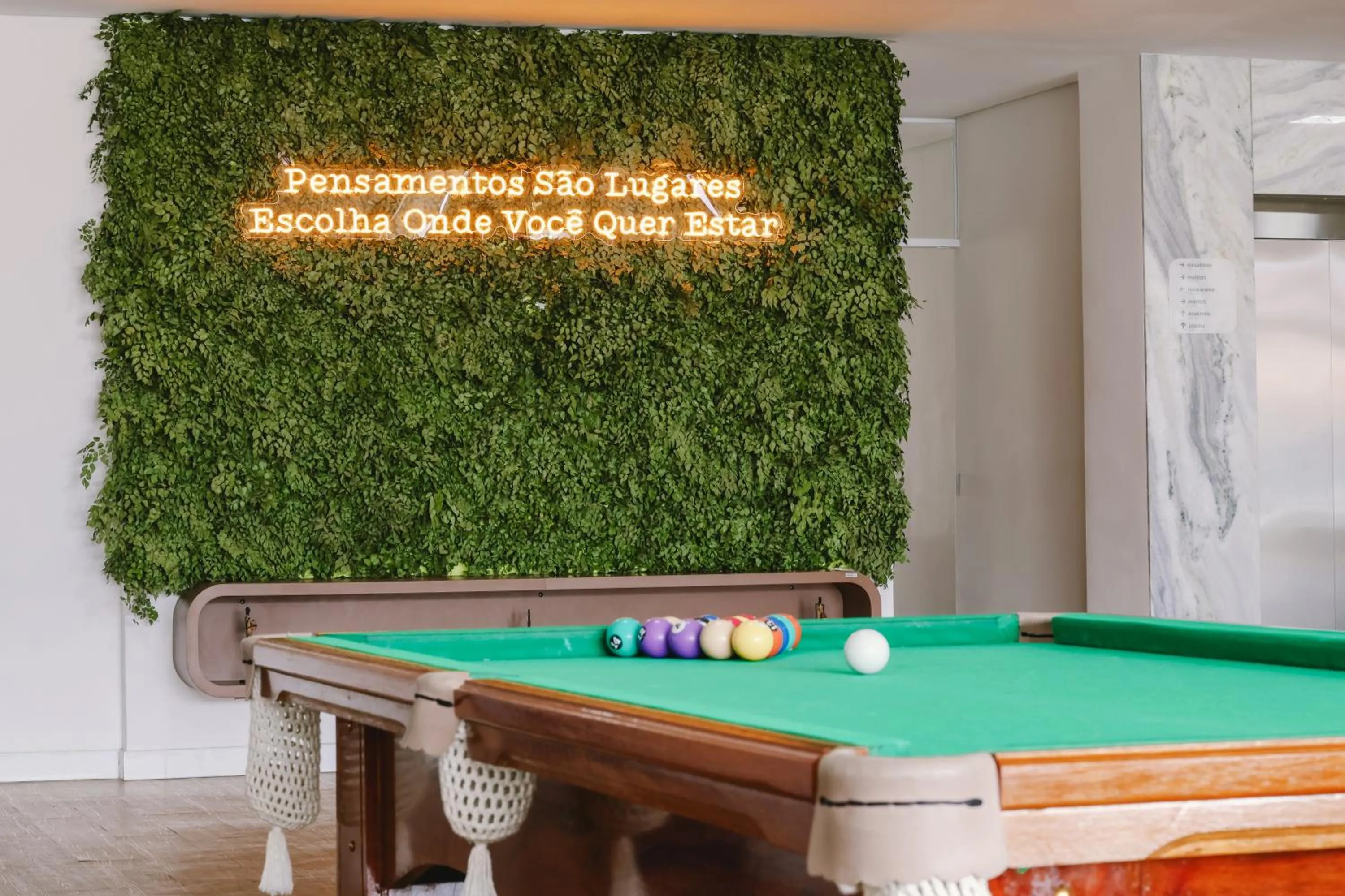 Billiard in Go Inn Goiana by Atlantica Hotels