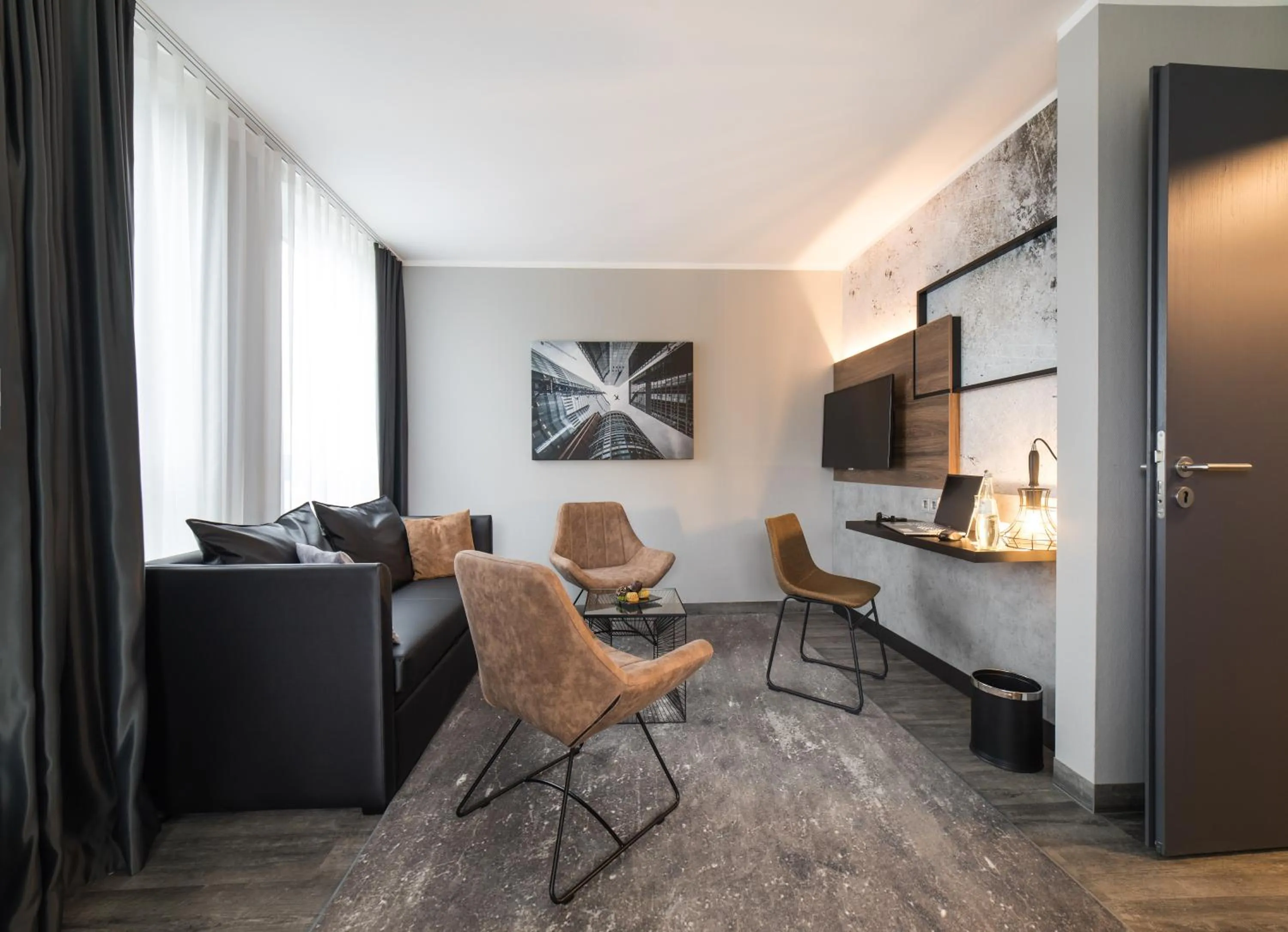 Living room in SCOTTY & PAUL Hotel Deggendorf