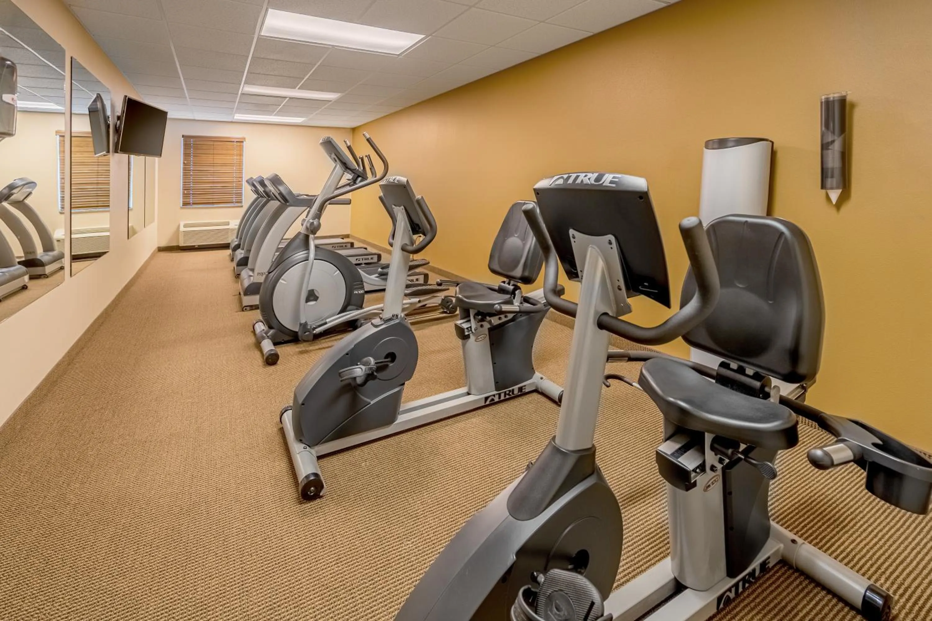 Fitness centre/facilities in Landmark Suites - Williston
